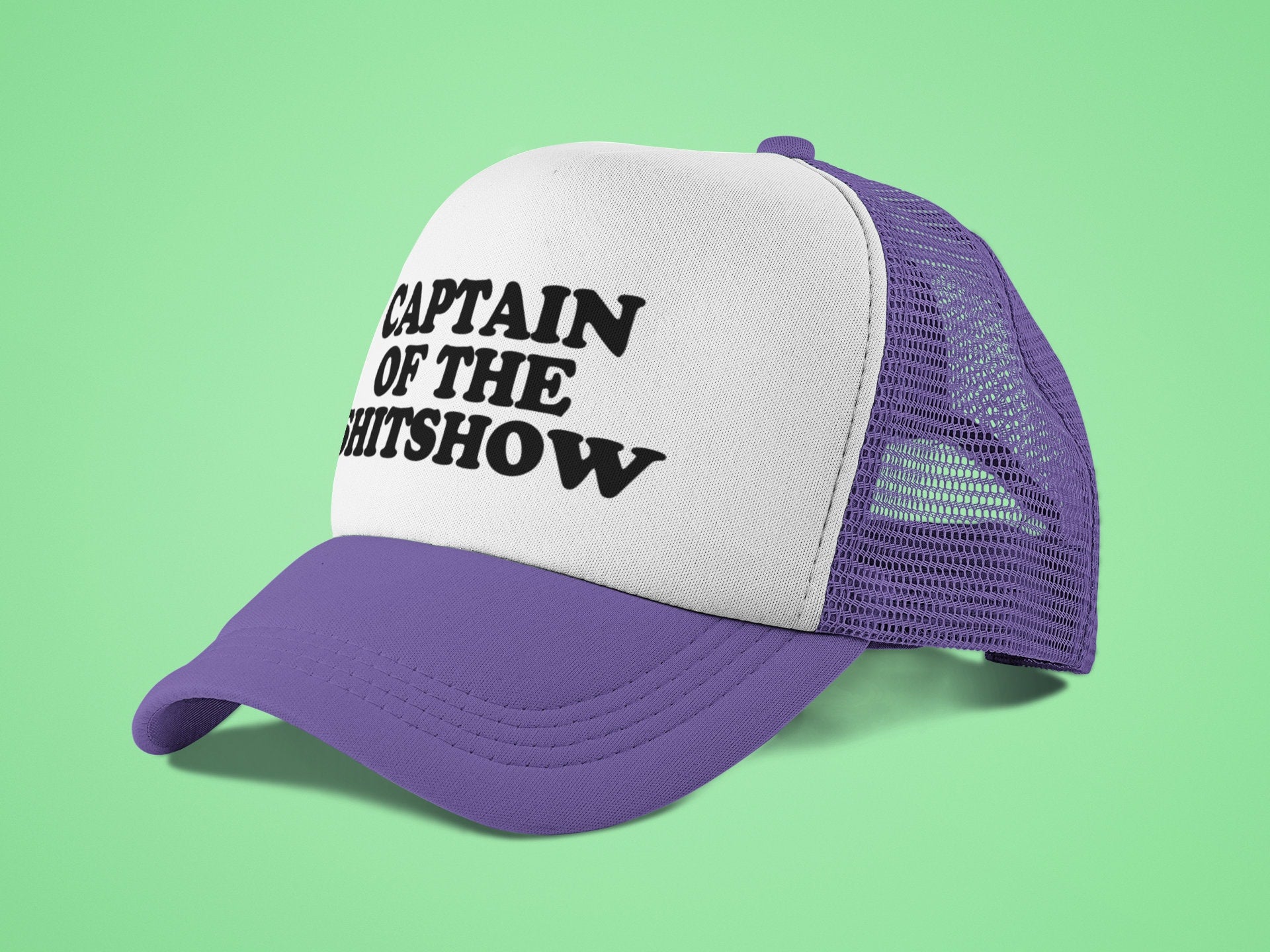 Captain of the Shitshow Custom Trucker Hat
