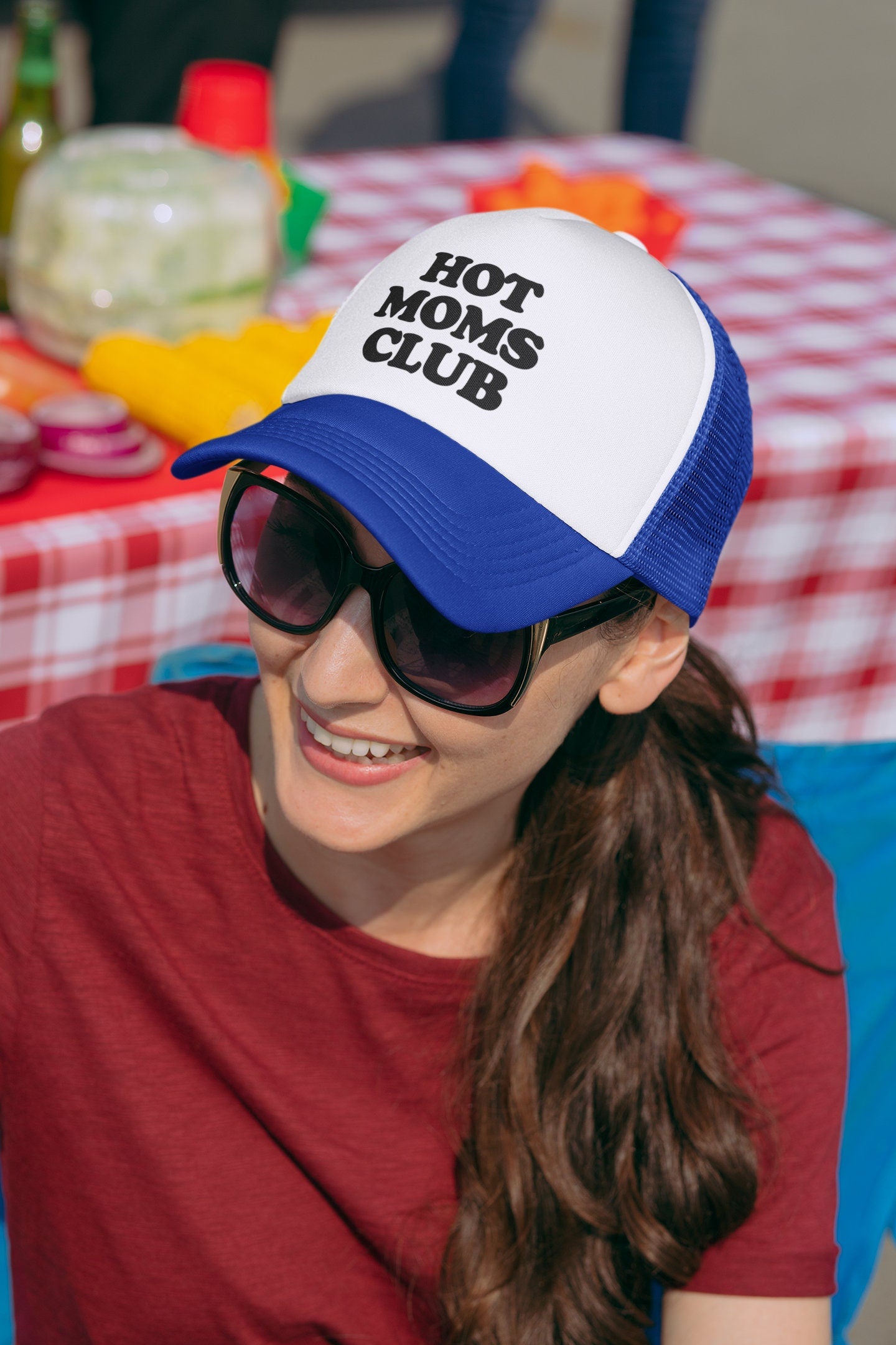 Hot Moms Club Custom Trucker Hat