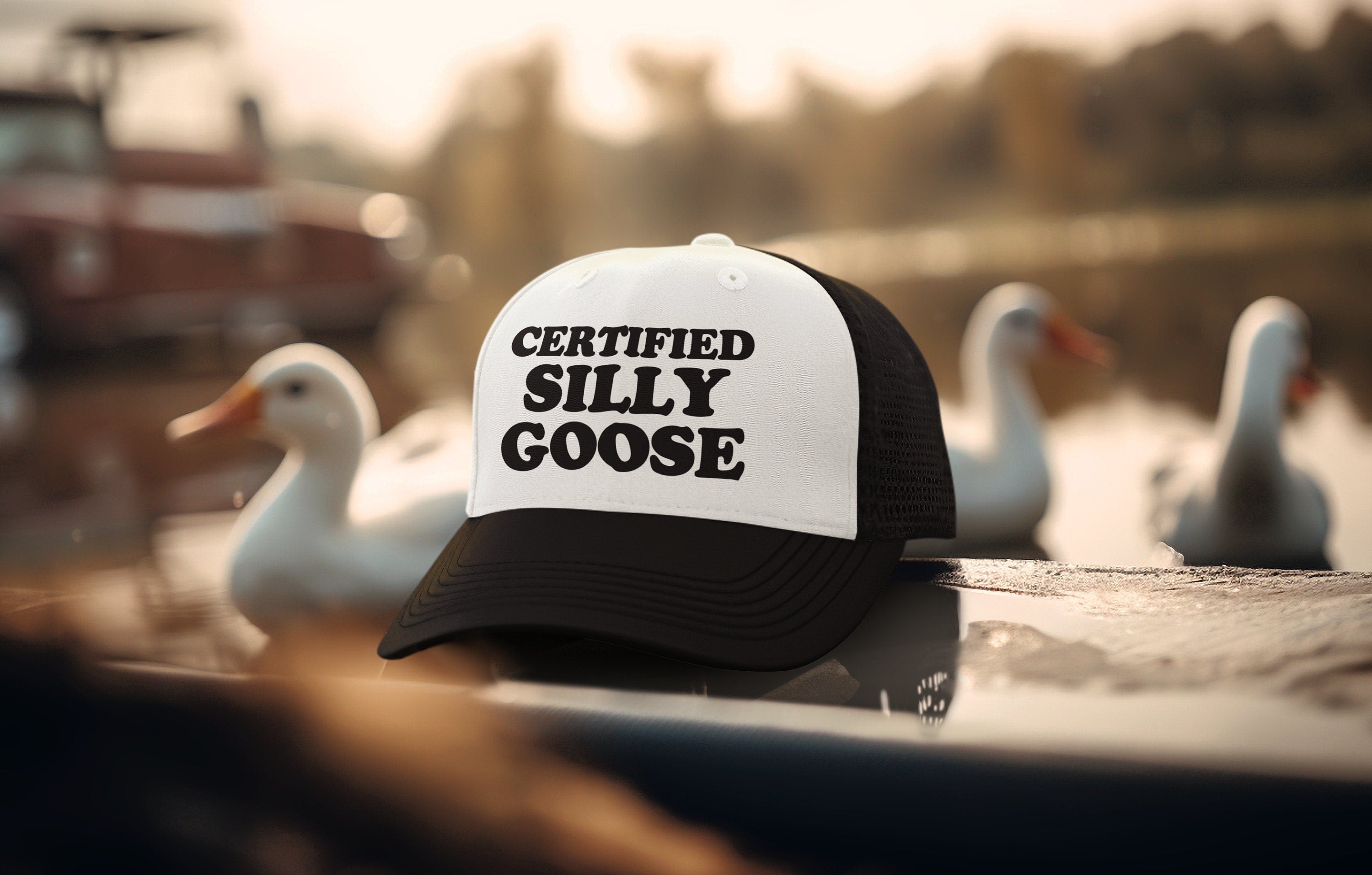 Certified Silly Goose Custom Trucker Hat