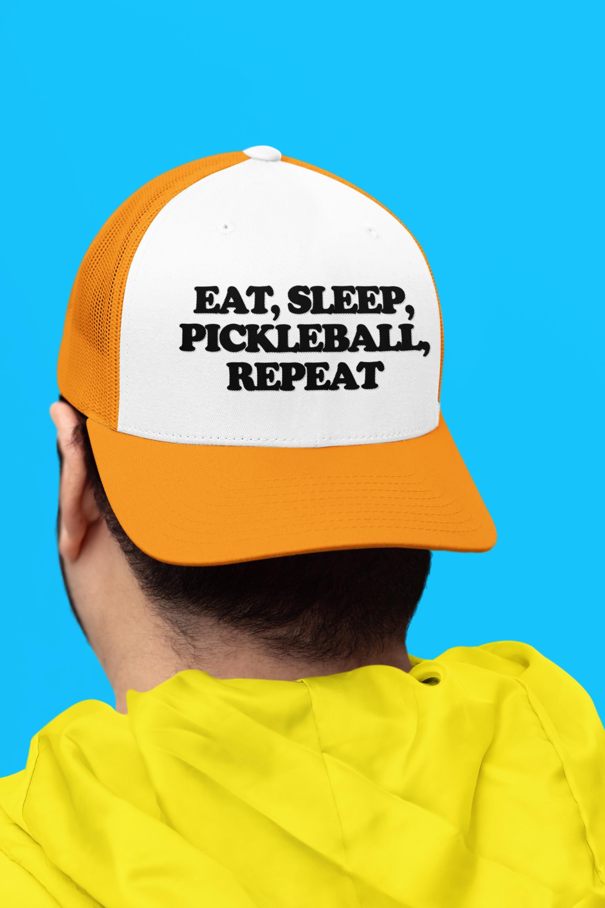 Eat Sleep Pickleball Repeat Custom Trucker Hat