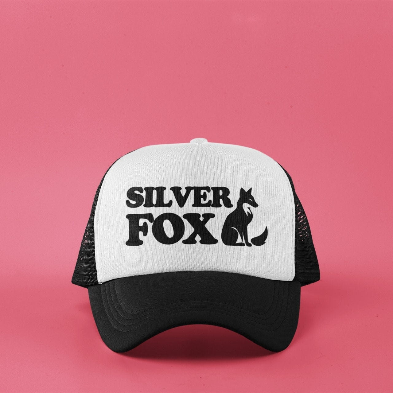 Silver Fox Custom Trucker Hat