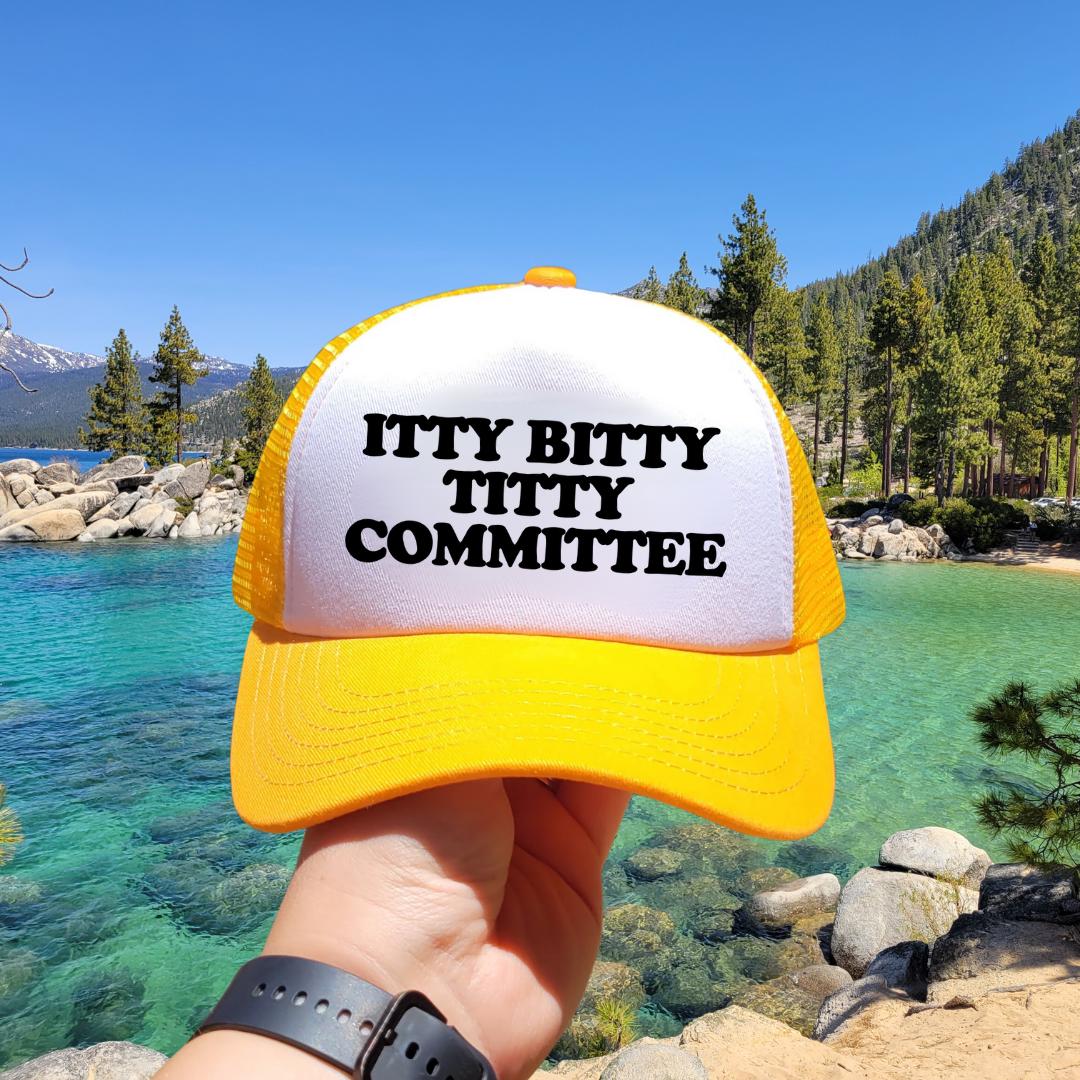 Itty Bitty Titty Committee Custom Trucker Hat