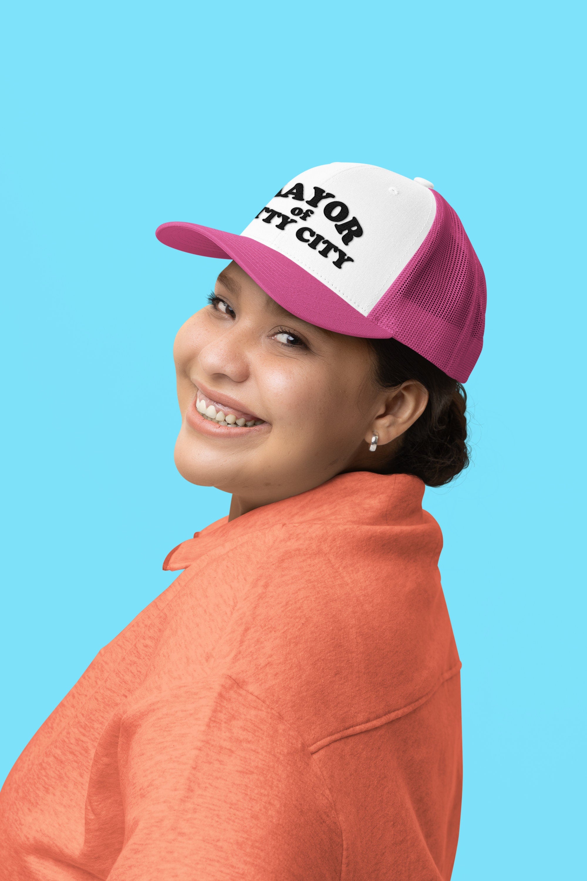 Mayor of Titty City Custom Trucker Hat