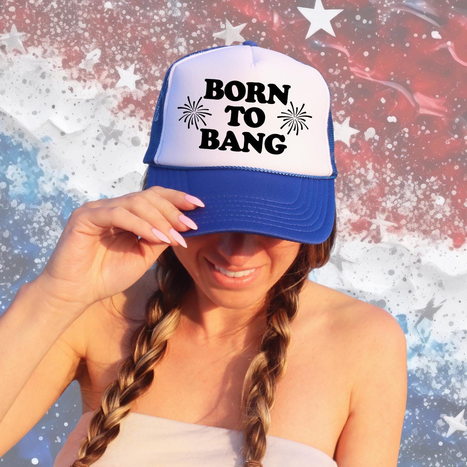 Born To Bang Custom Trucker Hat