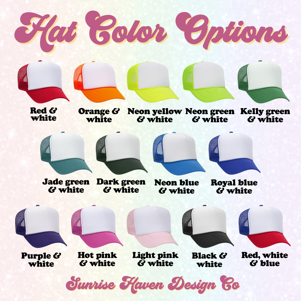 2 Horny 2 Function Custom Trucker Hat