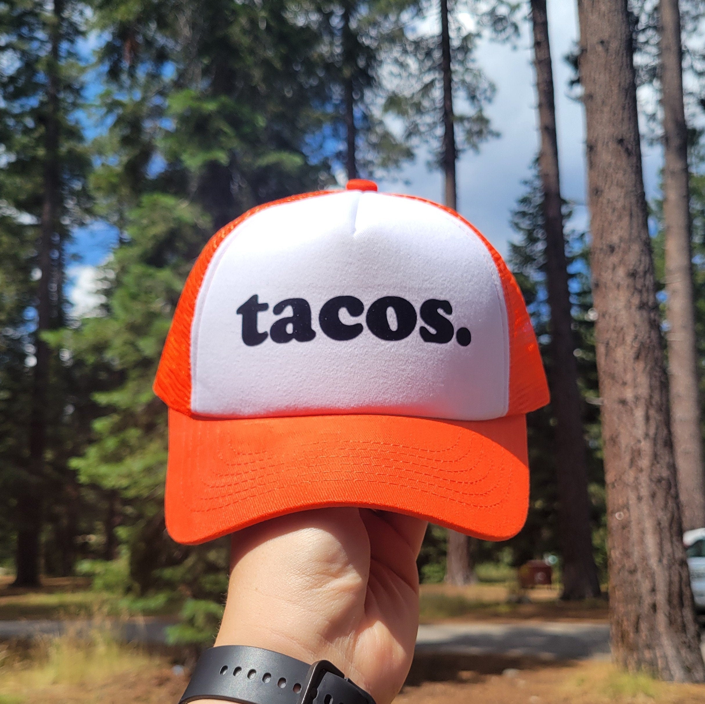 Tacos. Custom Trucker Hat