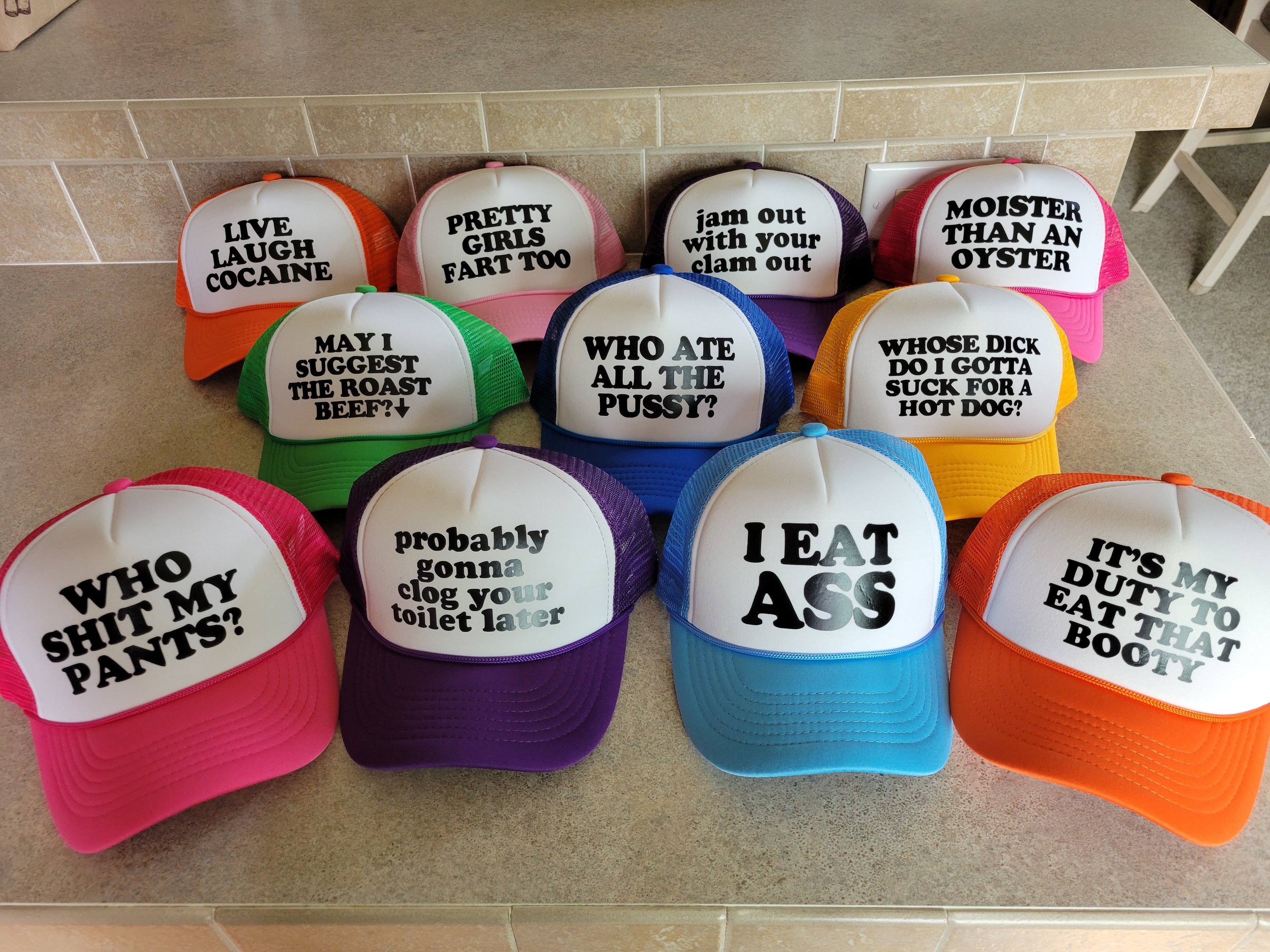 Unhinged Trucker Hat Roulette Set