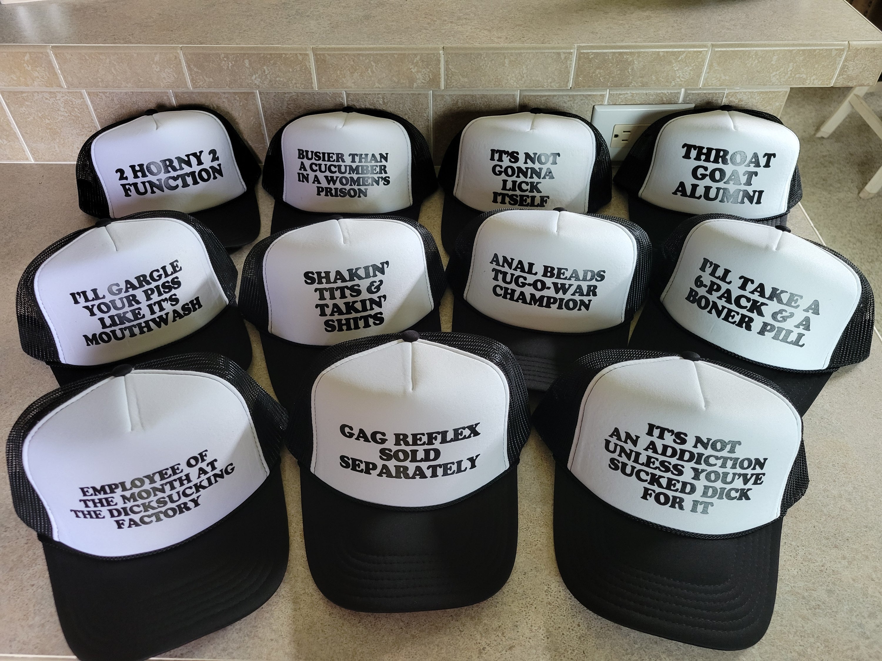 Unhinged Trucker Hat Roulette Set