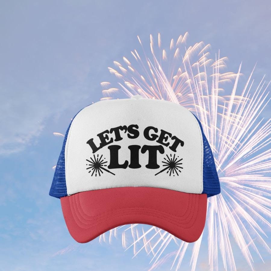 Let's Get Lit Custom Trucker Hat