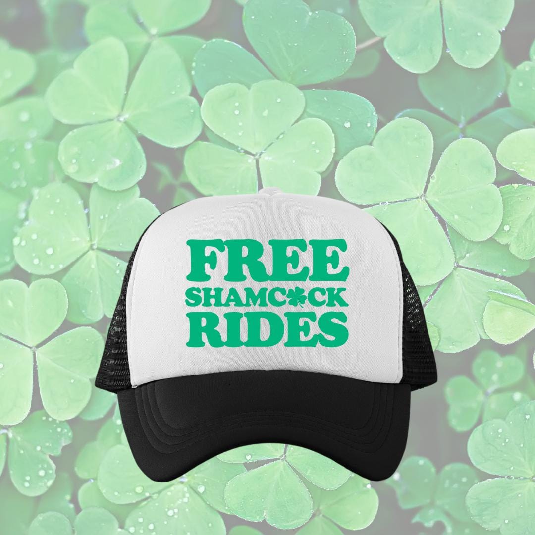 Free Shamcock Rides Custom Trucker Hat