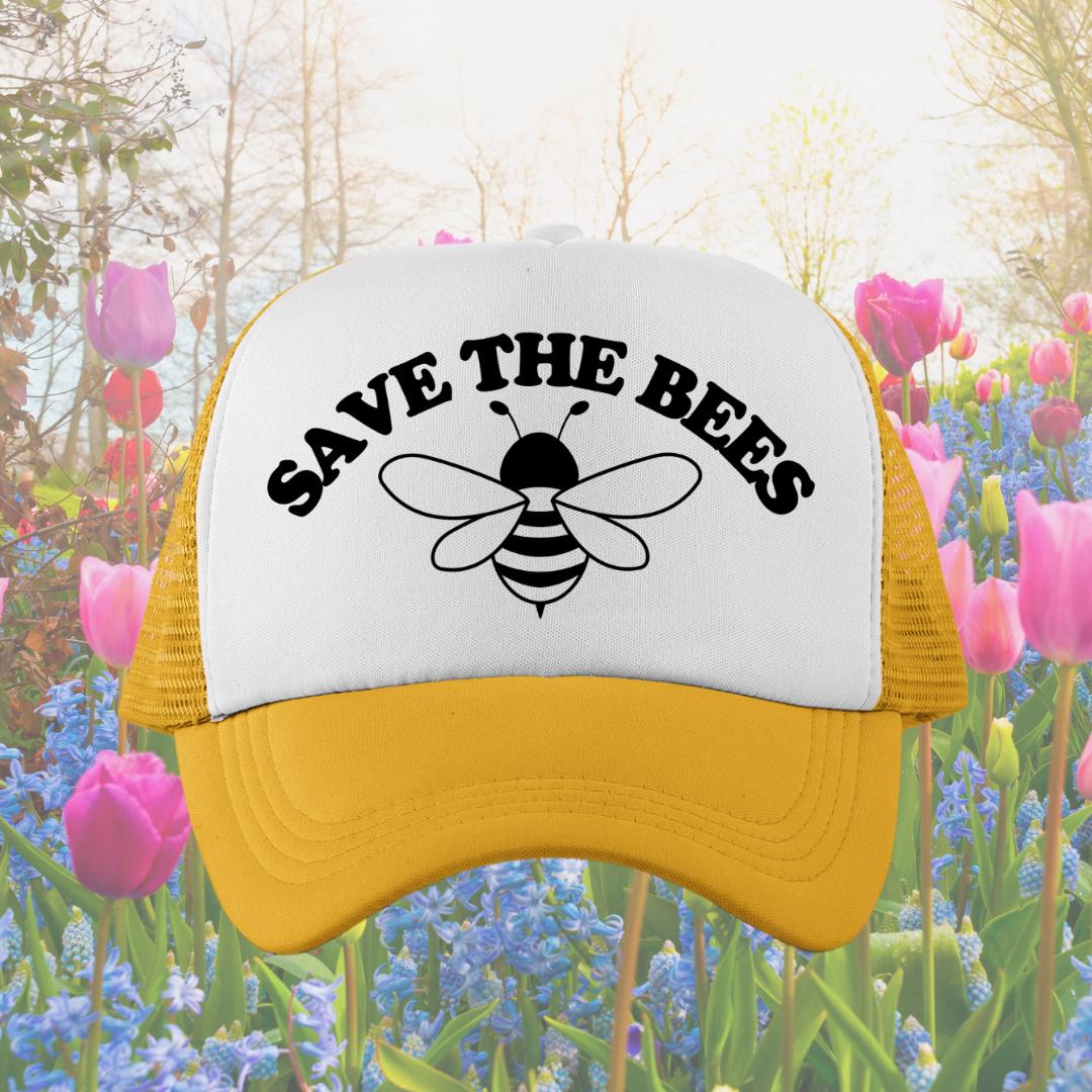 Save The Bees Custom Trucker Hat