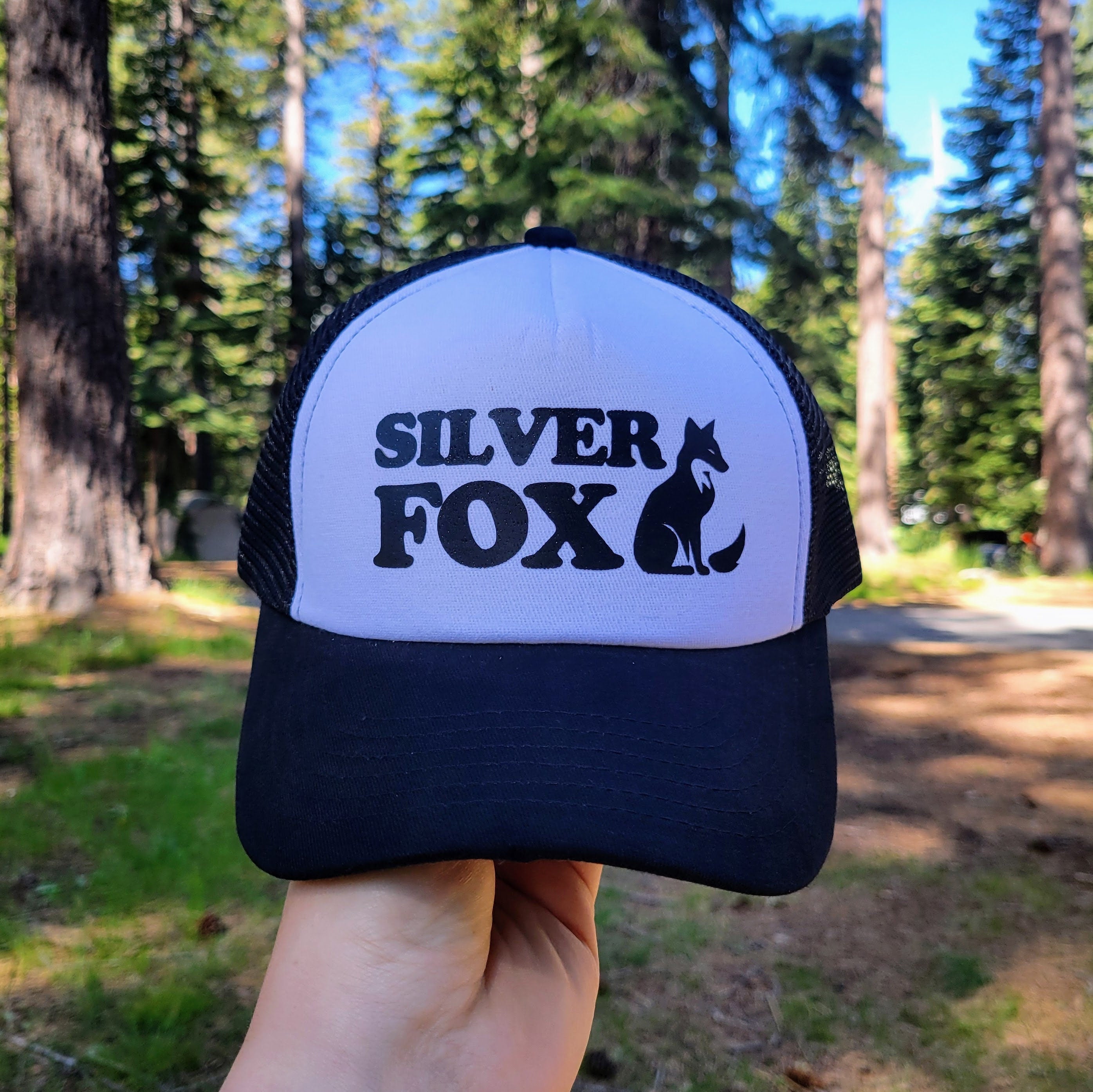 Silver Fox Custom Trucker Hat