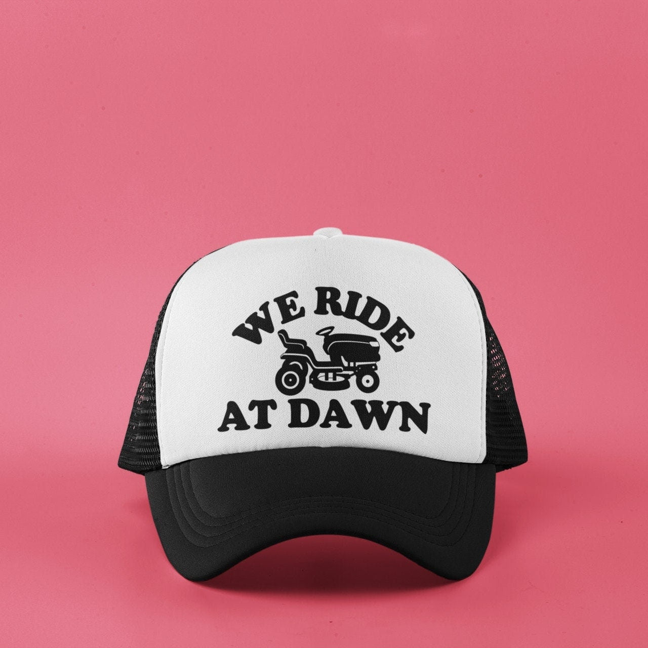 We Ride at Dawn Custom Trucker Hat