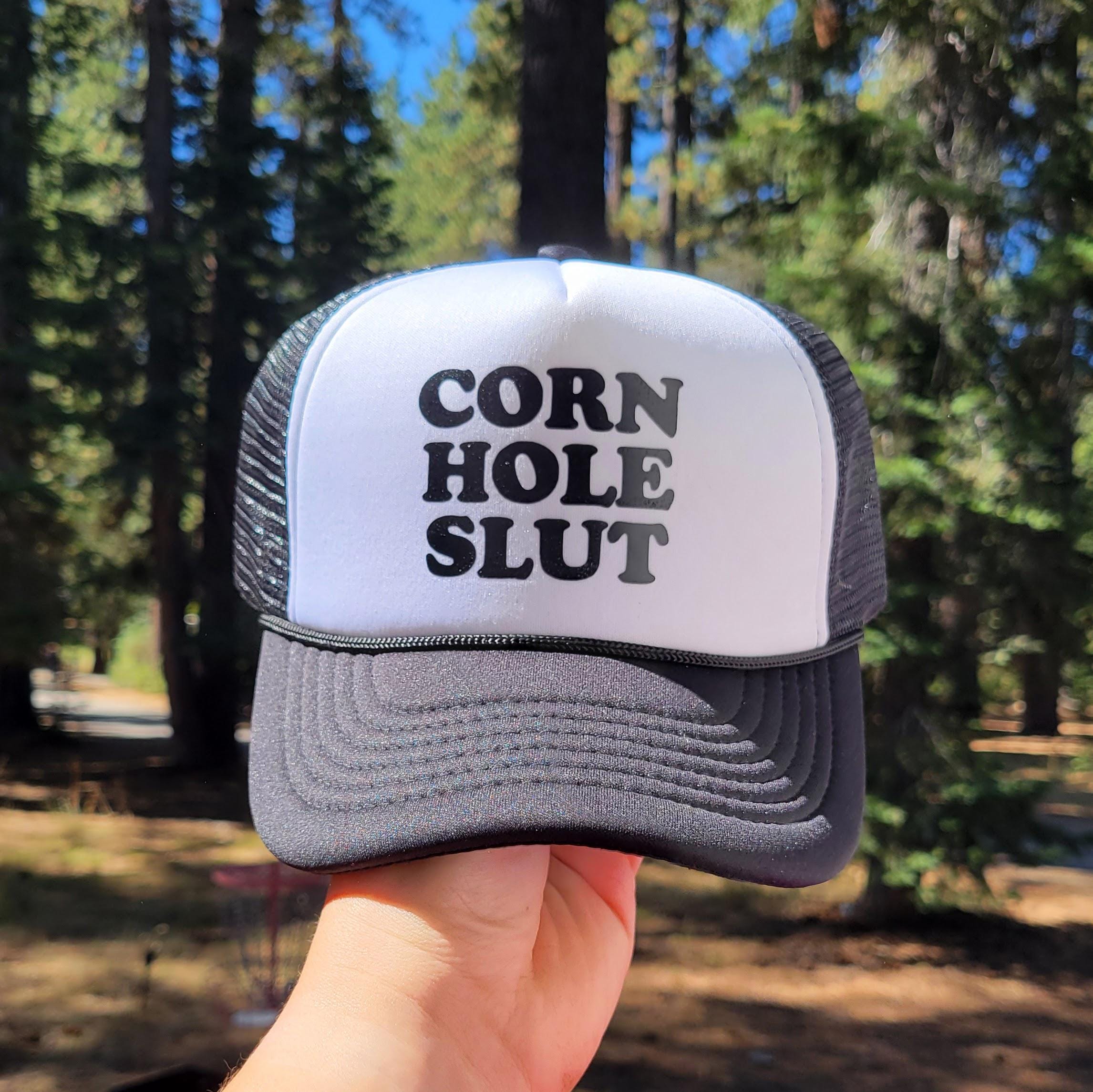Corn Hole Slut Custom Trucker Hat