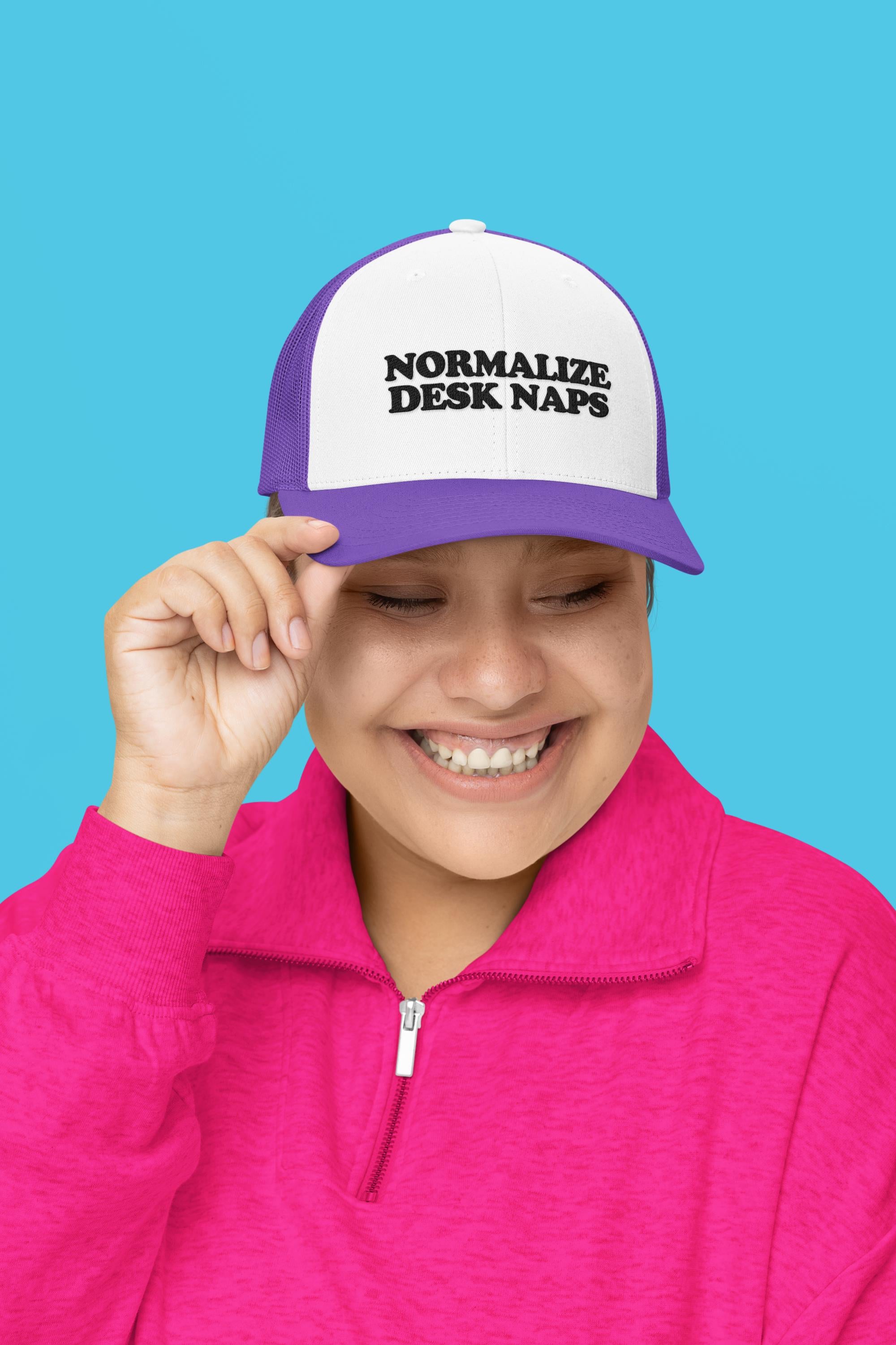 Normalize Desk Naps Custom Trucker Hat