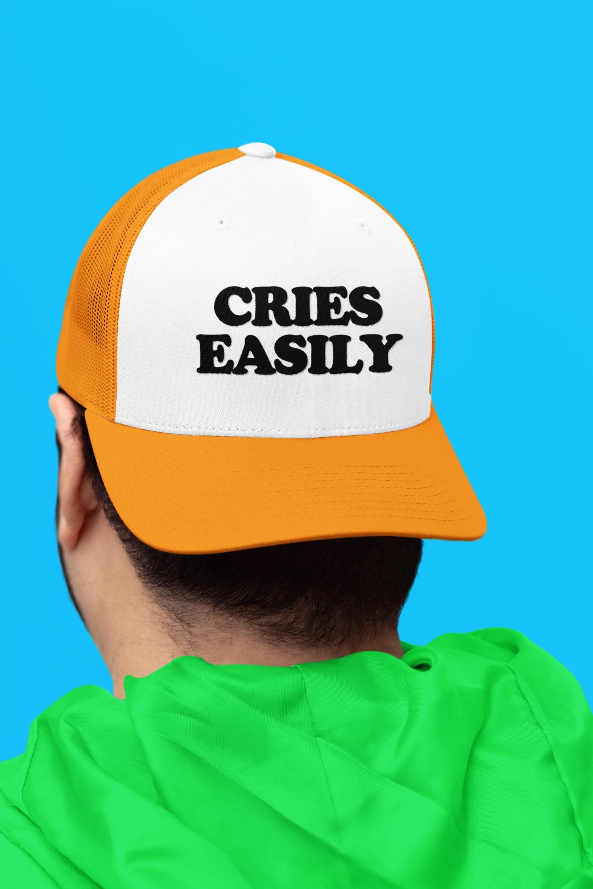 Cries Easily Custom Trucker Hat