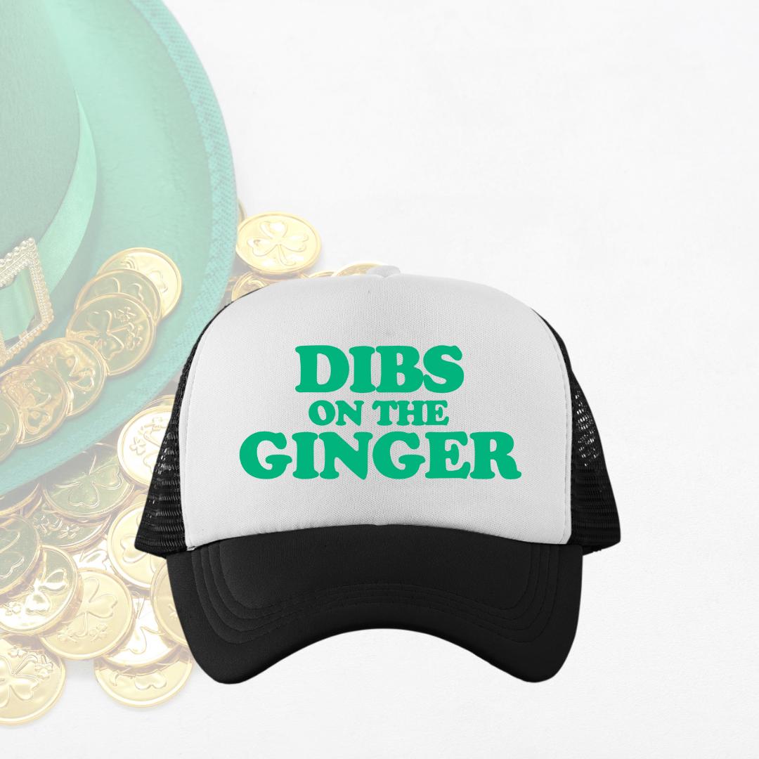 Dibs On The Ginger Custom Trucker Hat
