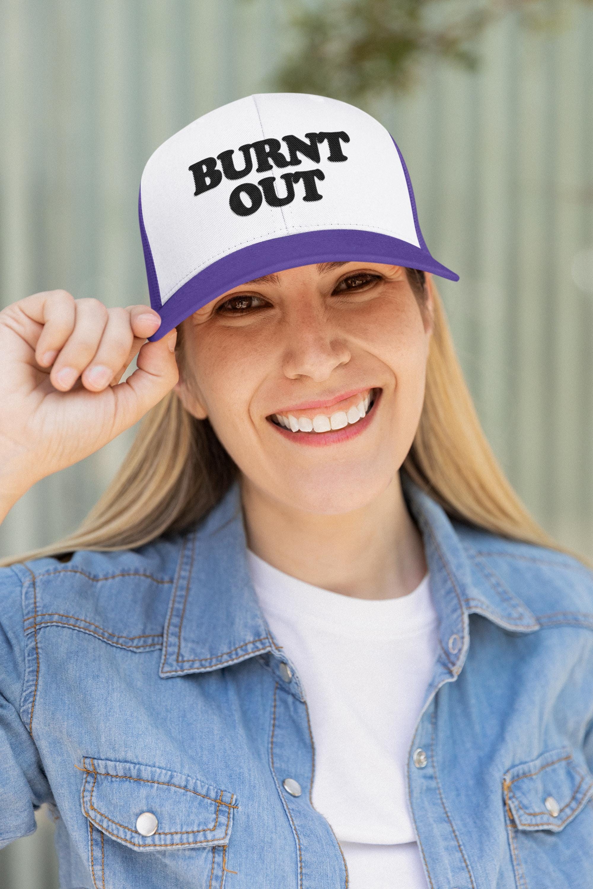 Burnt Out Custom Trucker Hat