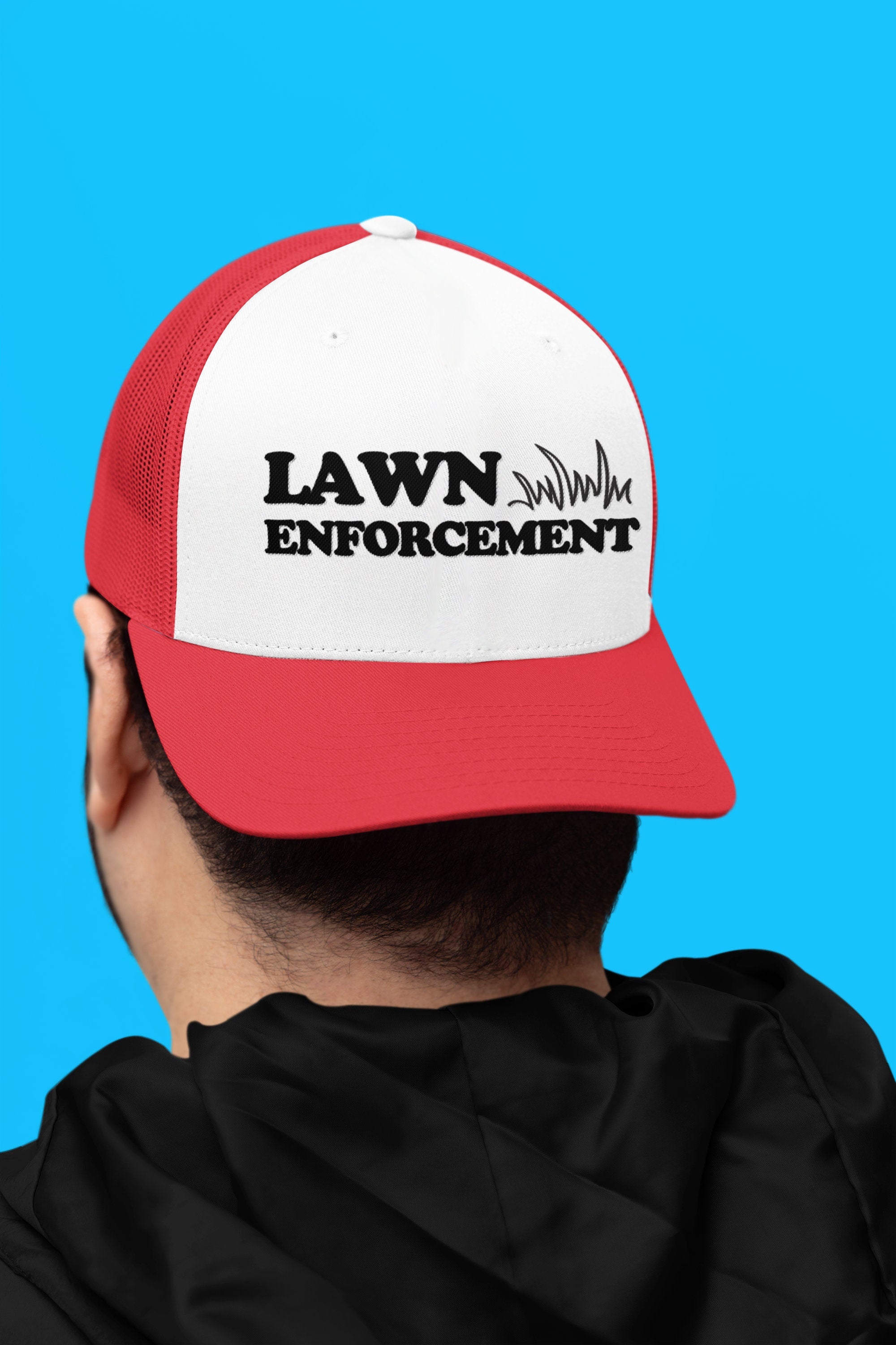 Lawn Enforcement Custom Trucker Hat