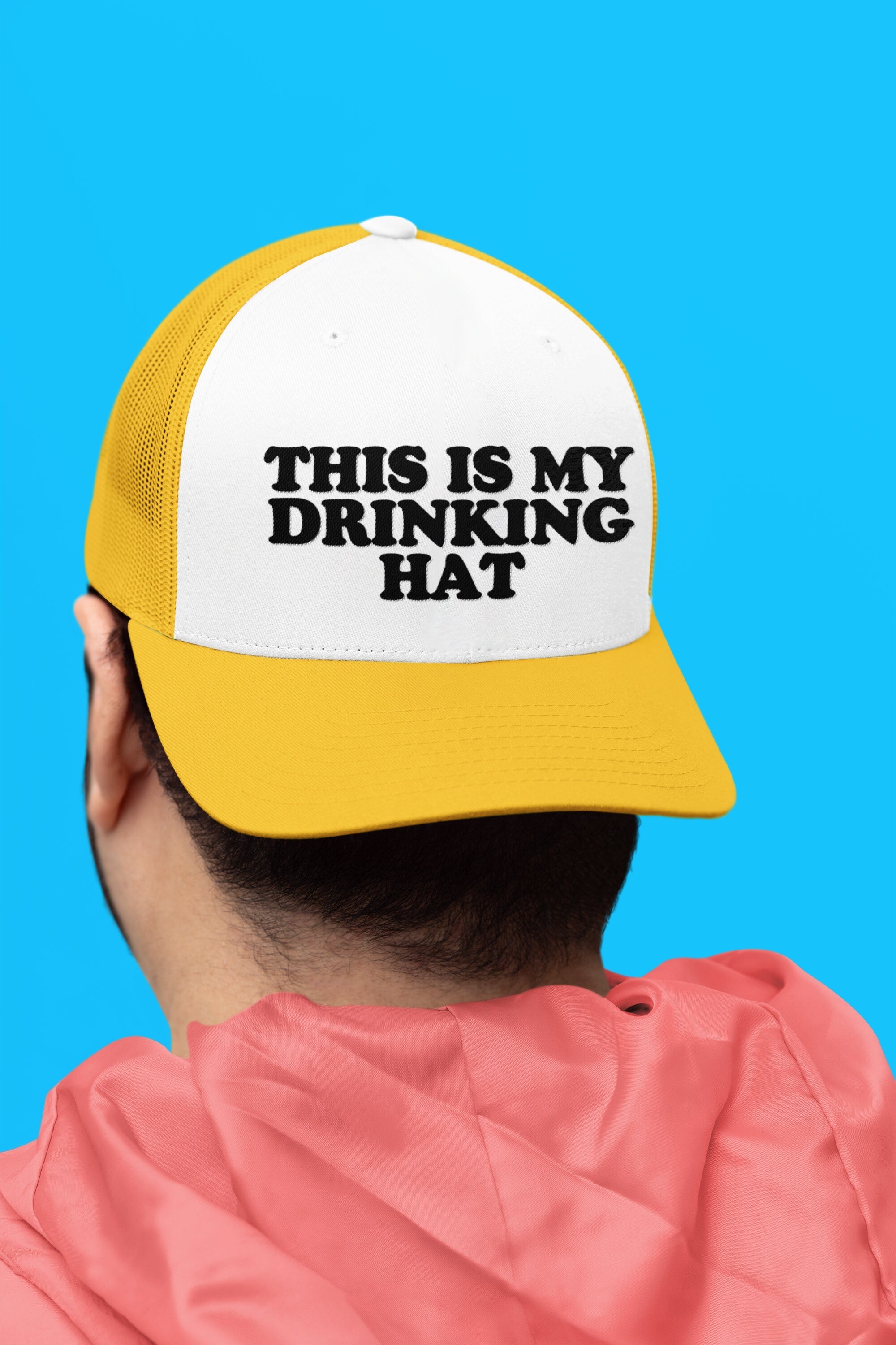 This is My Drinking Hat Custom Trucker Hat
