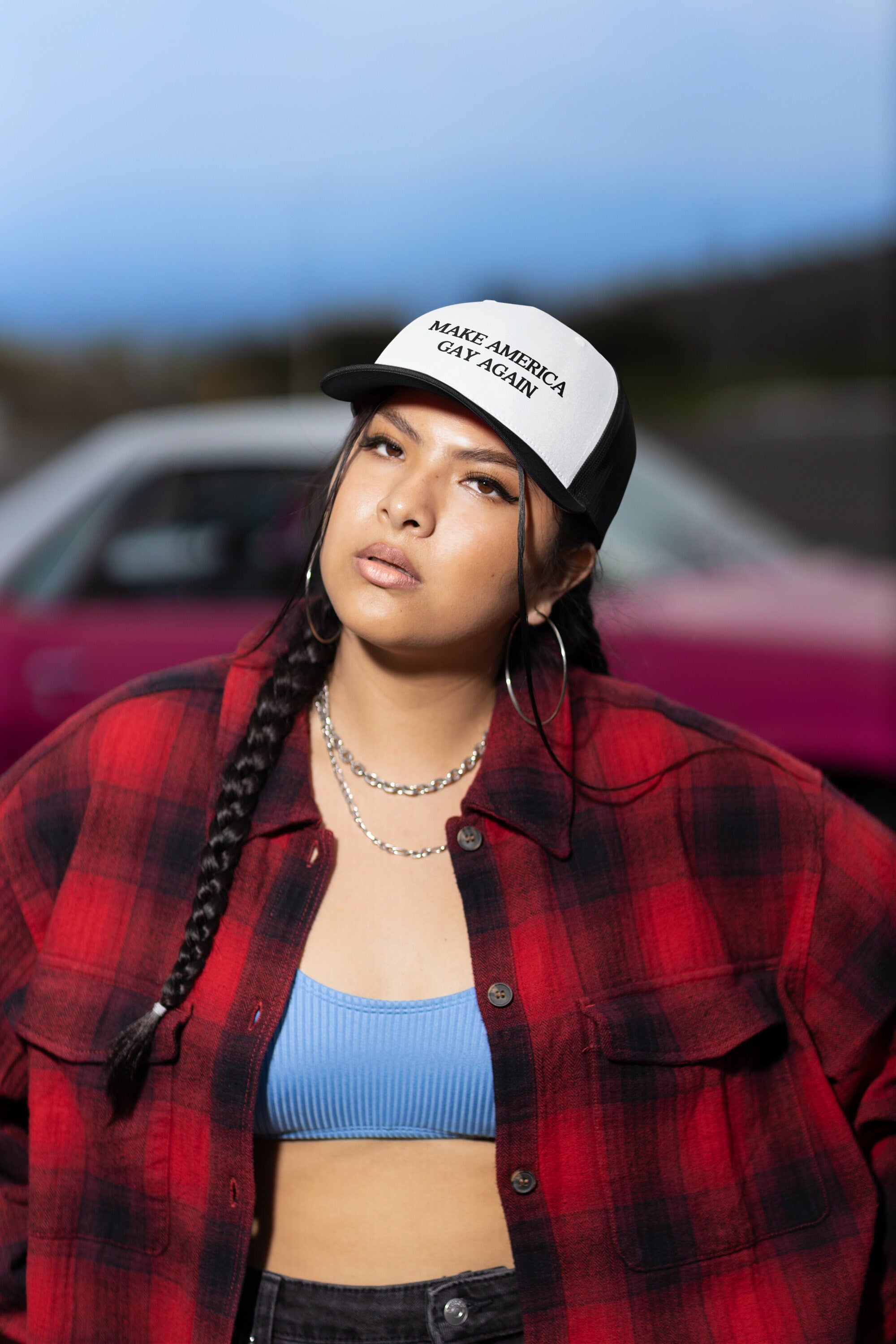 Make America Gay Again Custom Trucker Hat