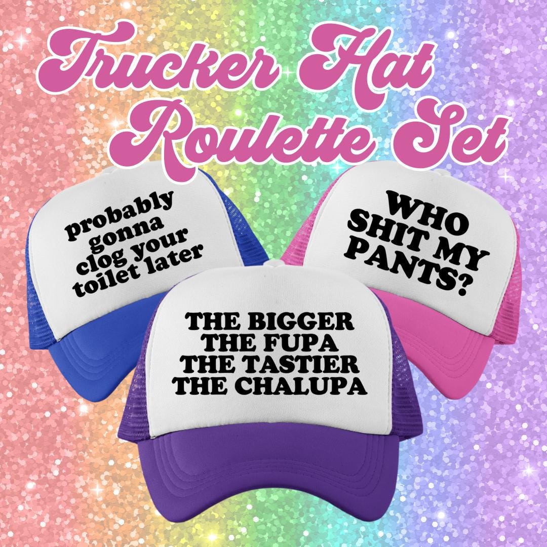 Unhinged Trucker Hat Roulette Set