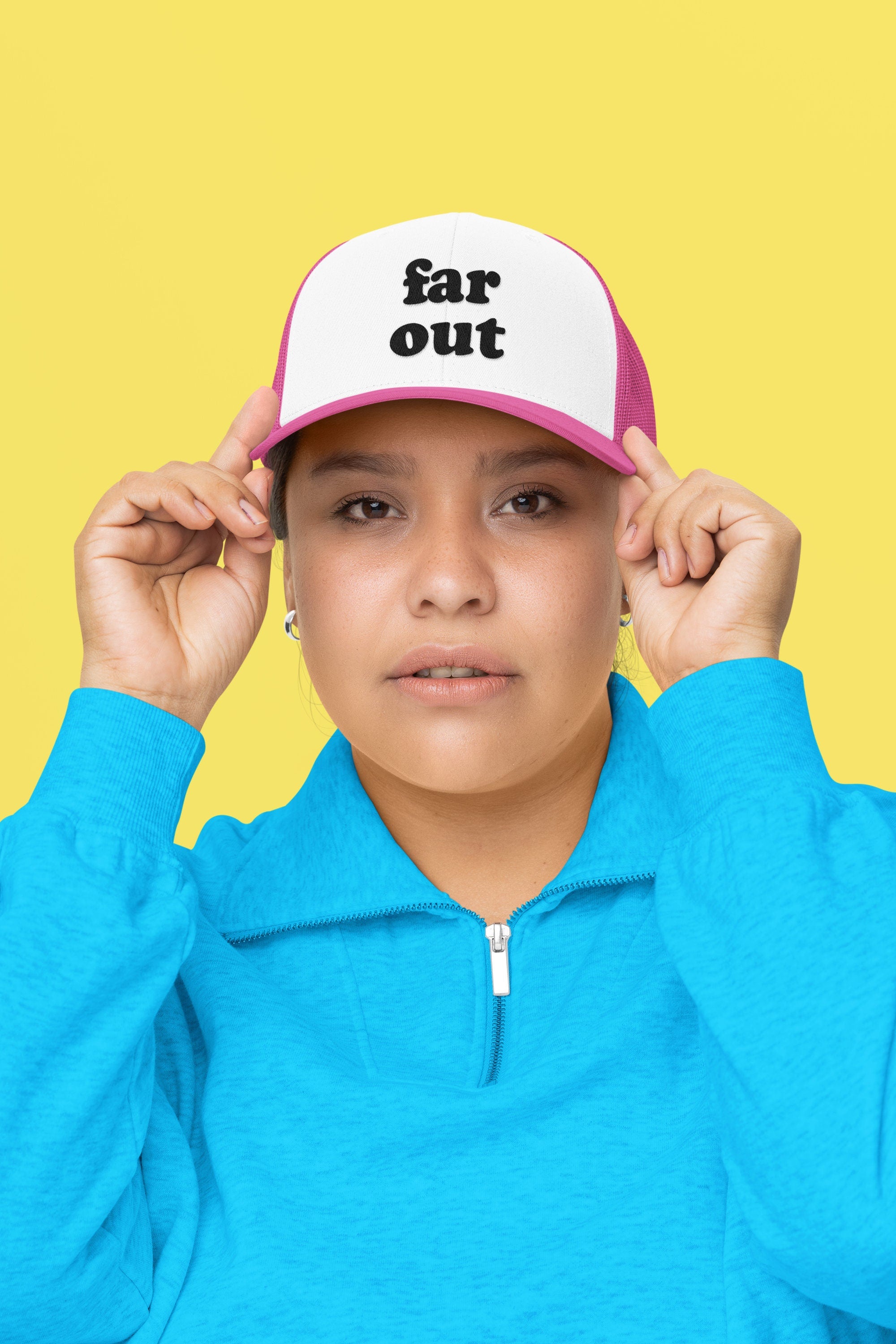 Far Out Custom Trucker Hat