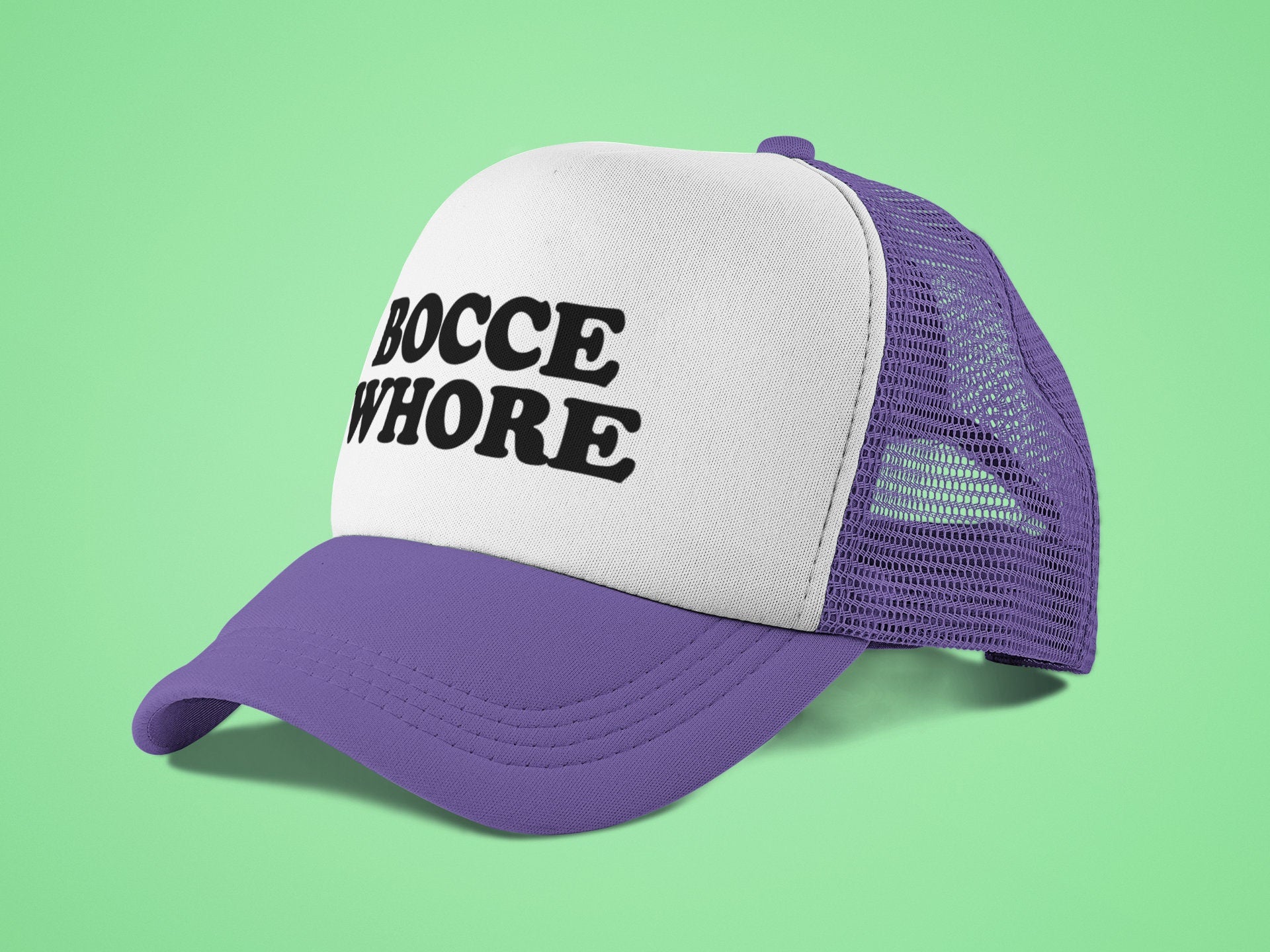 Bocce Whore Custom Trucker Hat