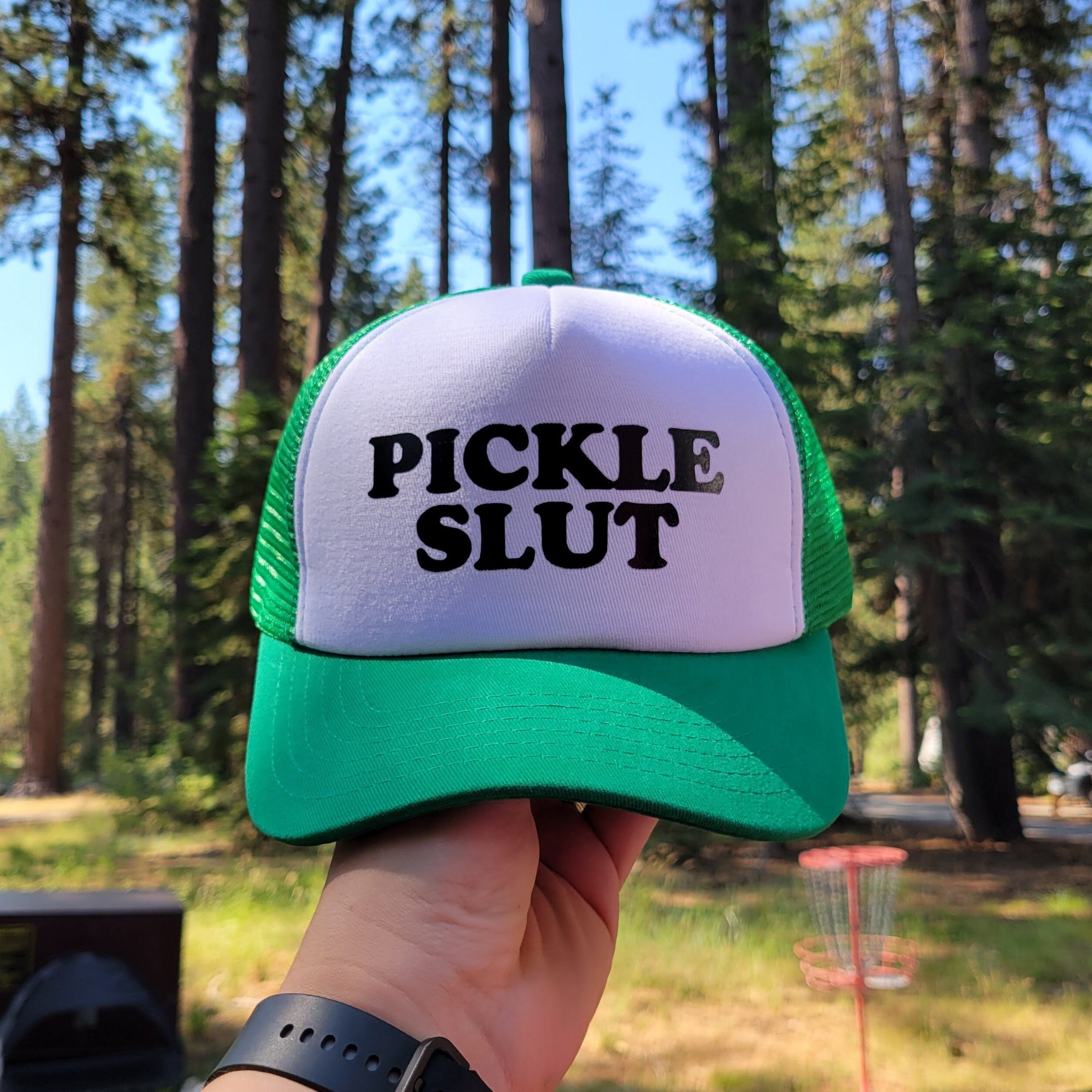 Pickle Slut Custom Trucker Hat