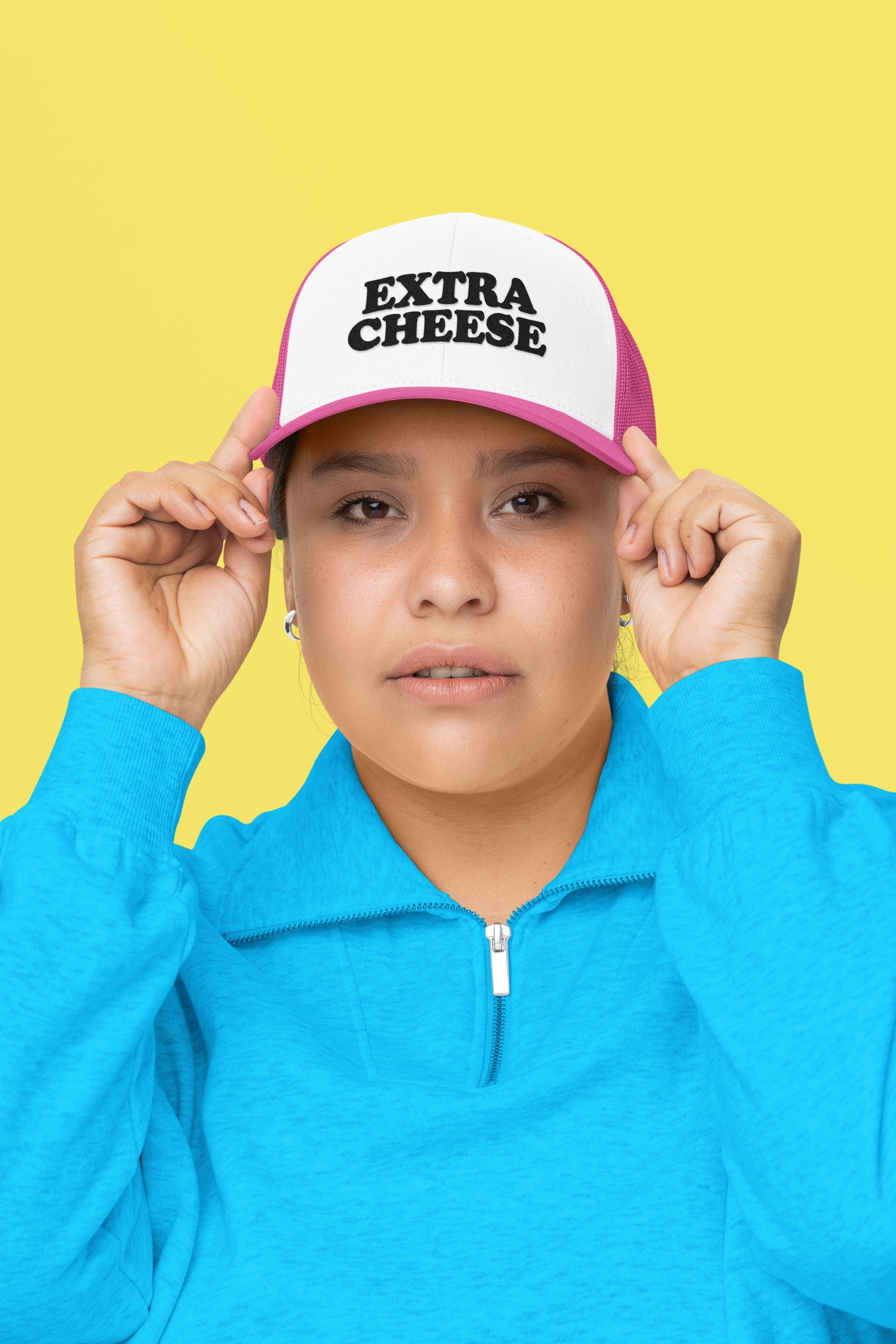Extra Cheese Custom Trucker Hat