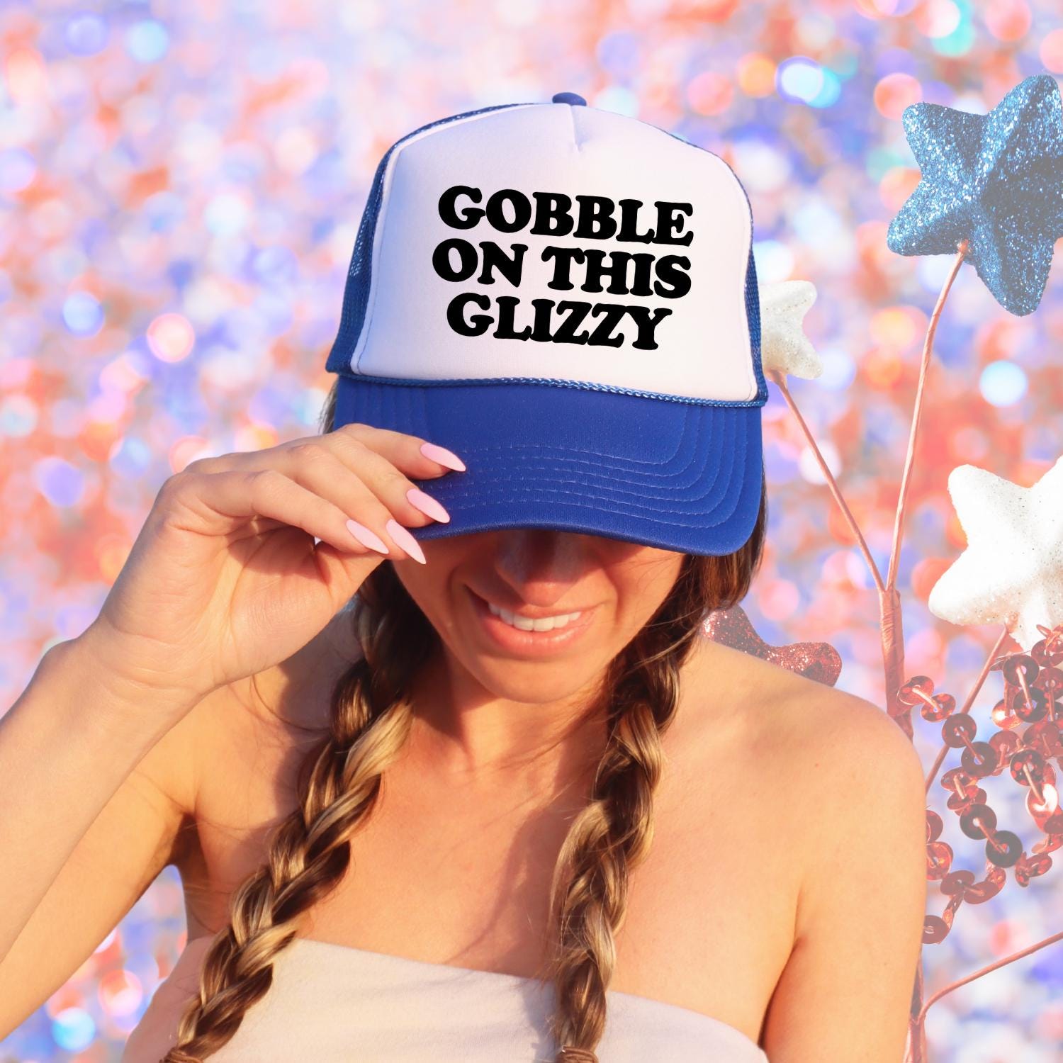 Gobble On This Glizzy Custom Trucker Hat