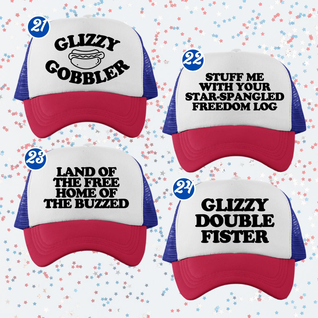 4th of July Trucker Hat Roulette Set