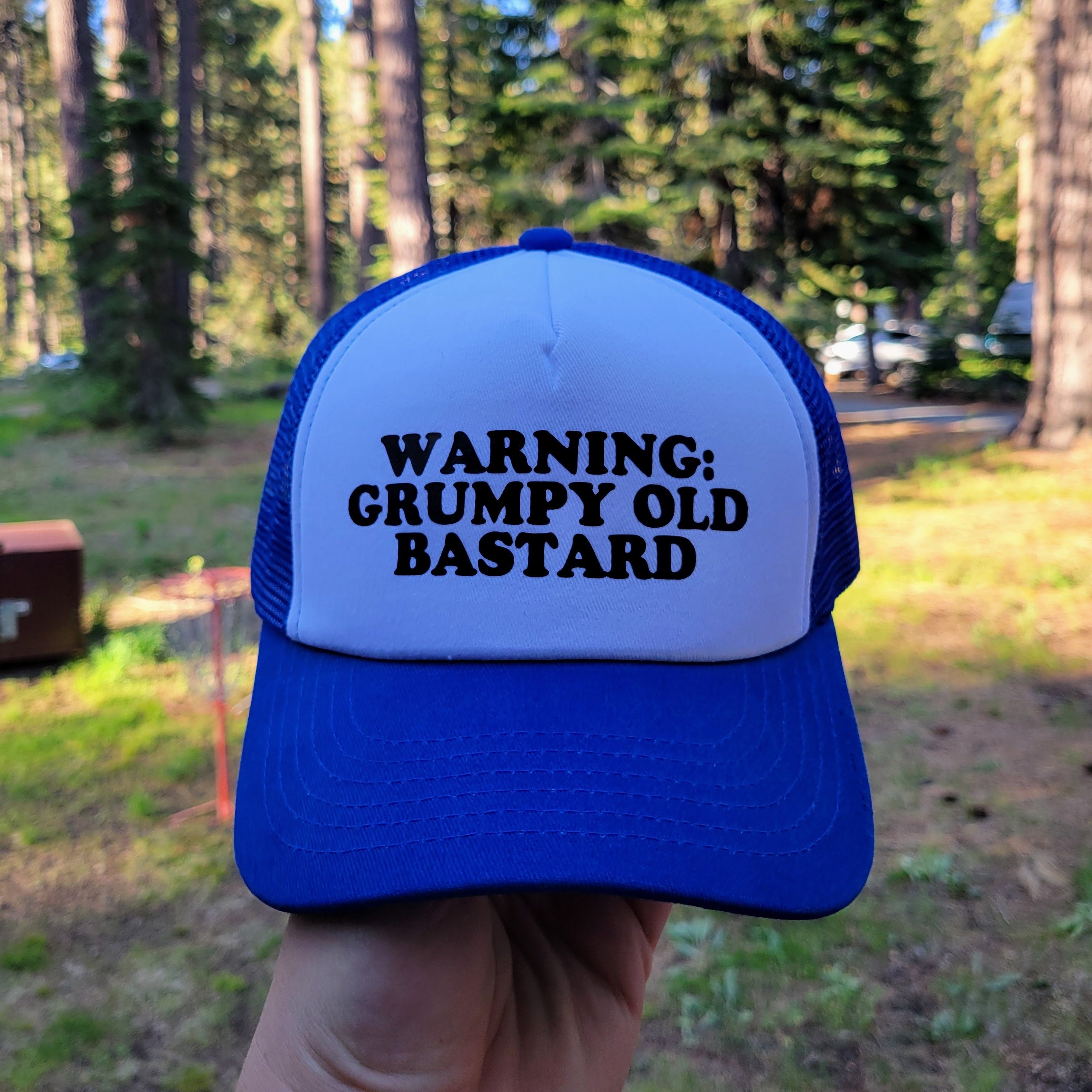Grumpy Old Bastard Custom Trucker Hat