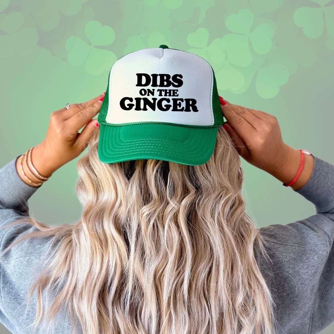 Dibs On The Ginger Custom Trucker Hat