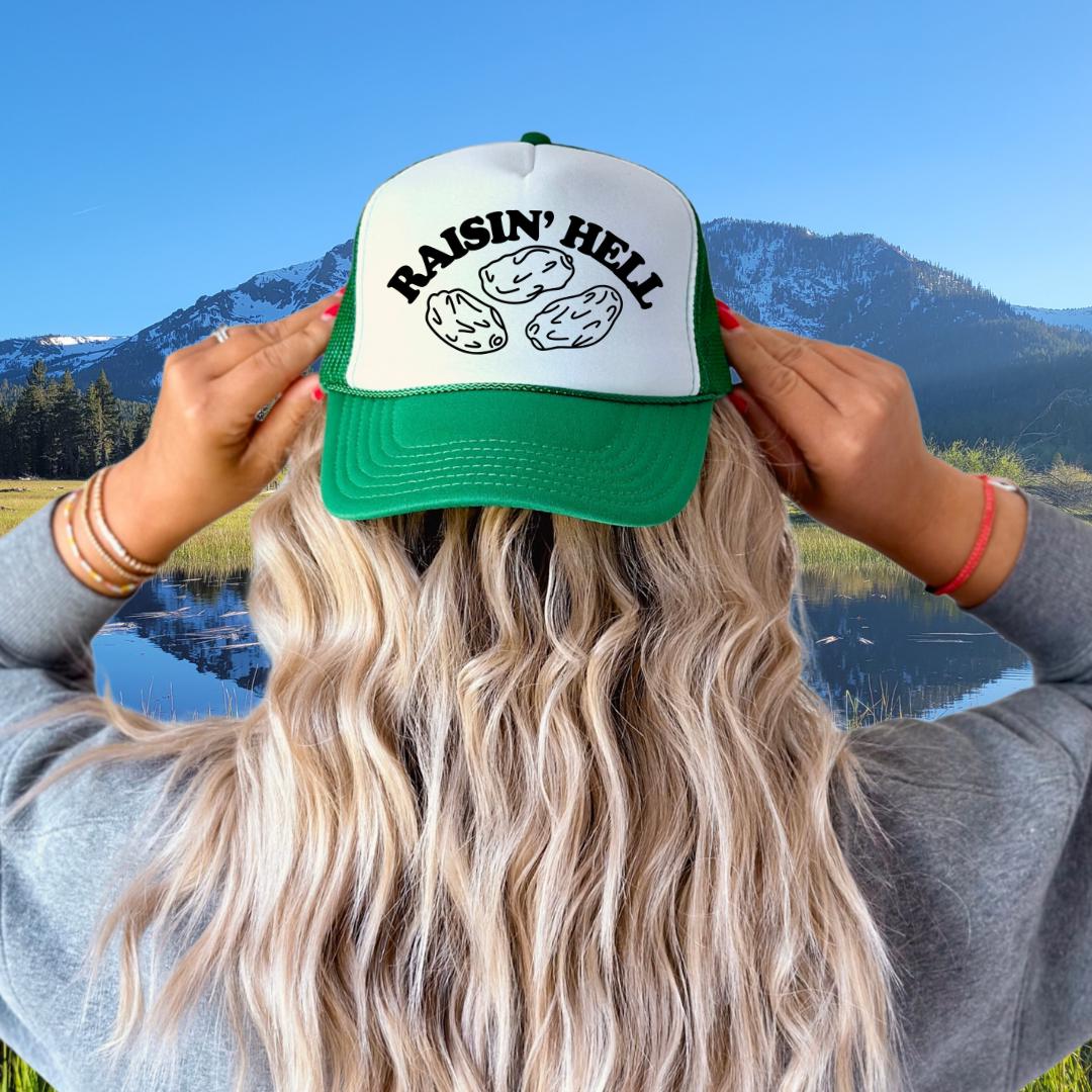 Raisin' Hell Custom Trucker Hat