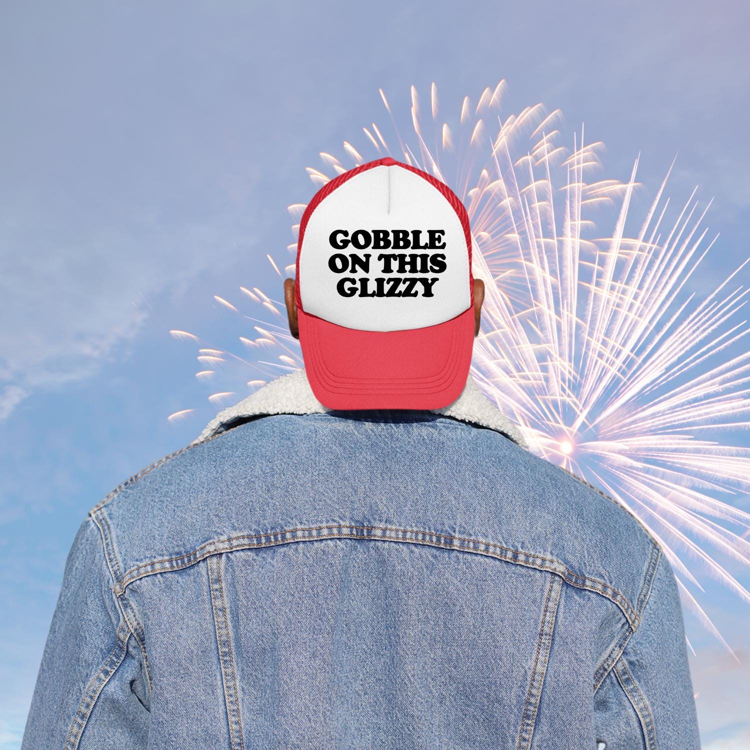 Gobble On This Glizzy Custom Trucker Hat