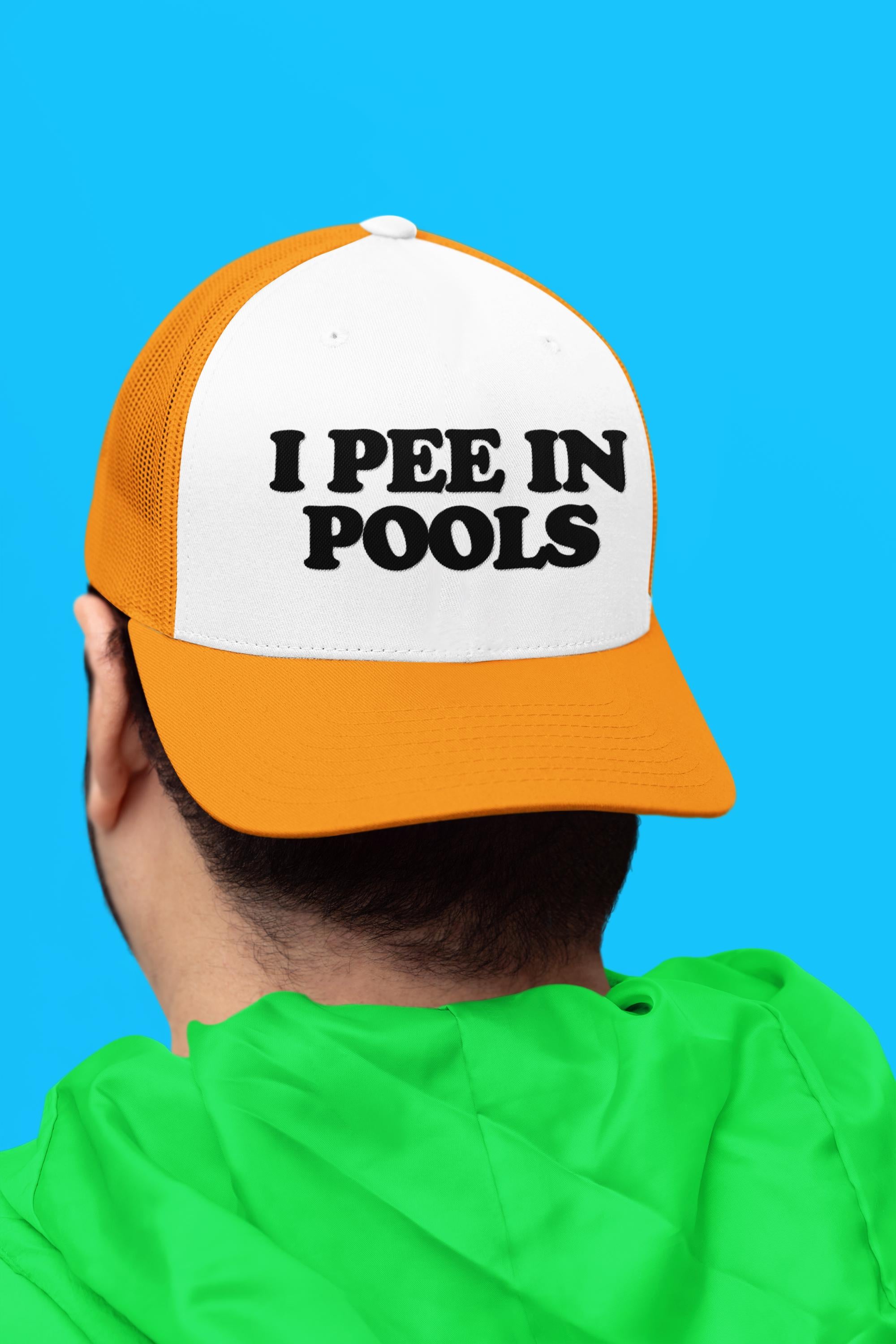 I Pee In Pools Custom Trucker Hat