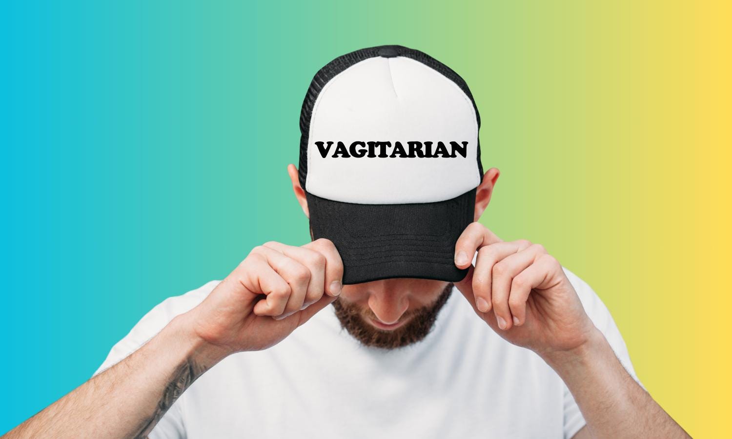 Vagitarian Custom Trucker Hat