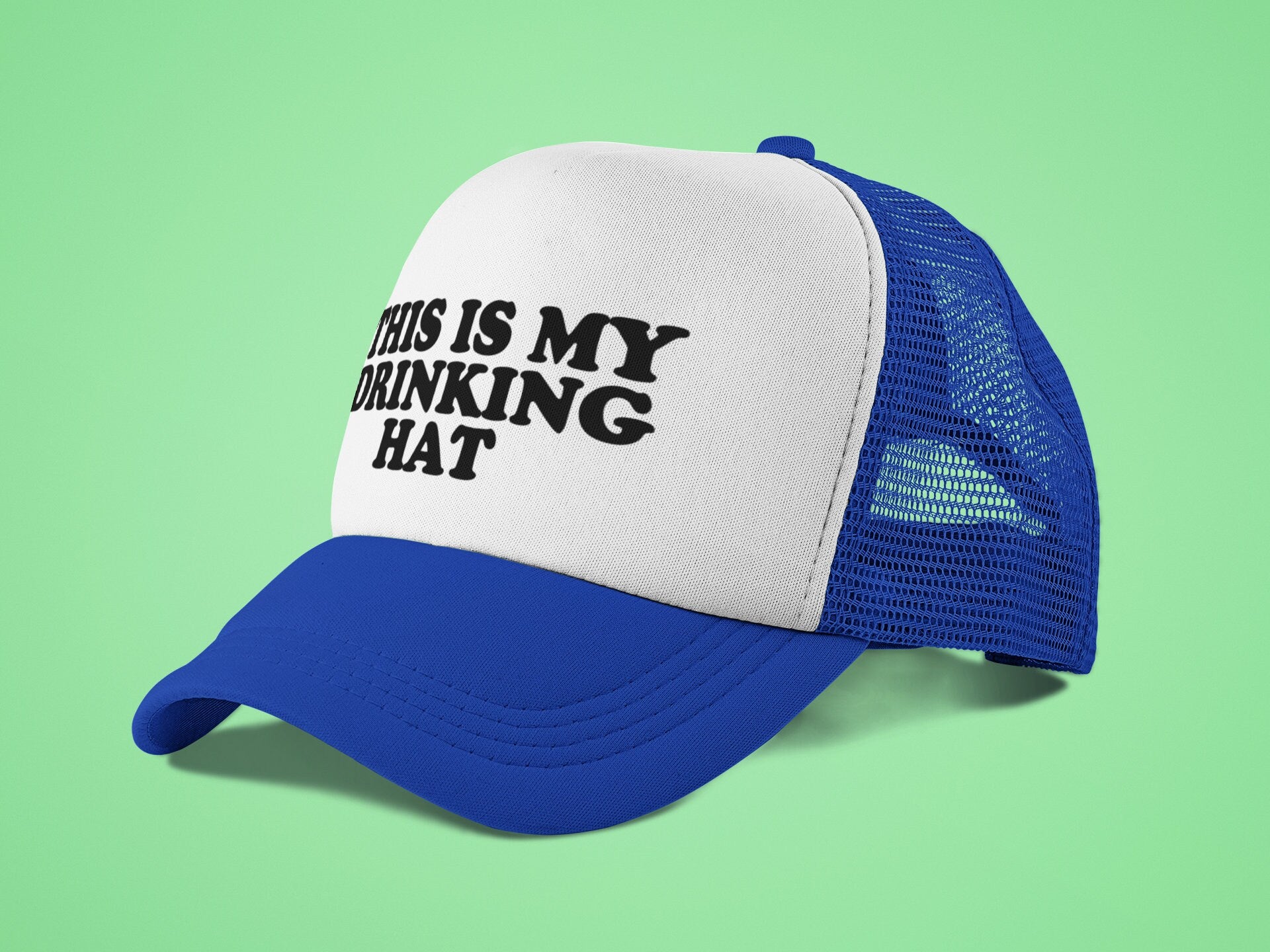 This is My Drinking Hat Custom Trucker Hat