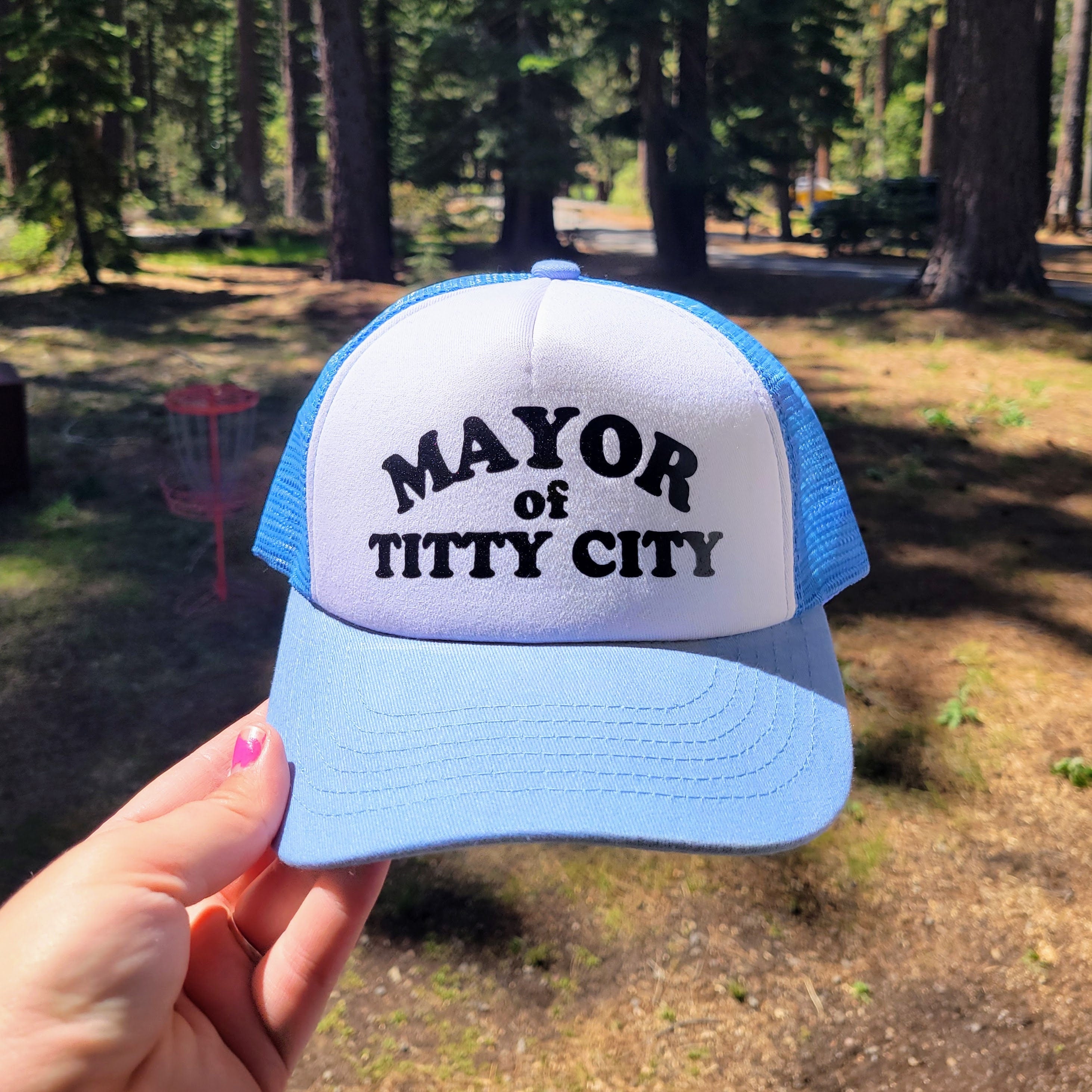 Mayor of Titty City Custom Trucker Hat