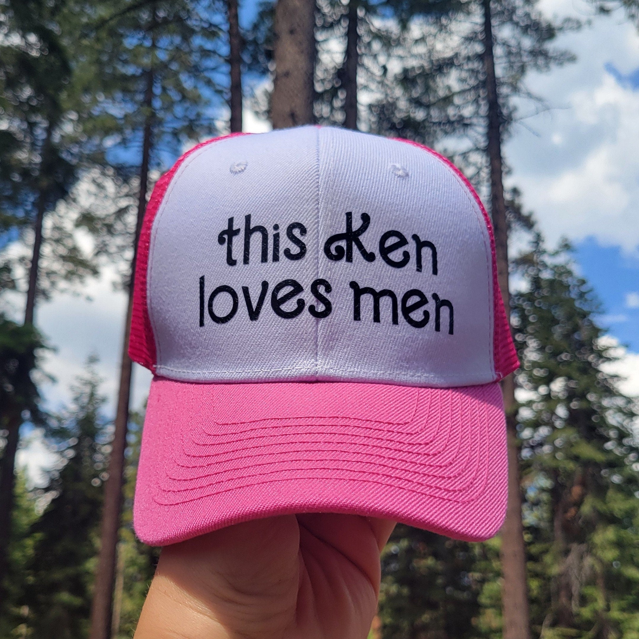 This Ken Loves Men Custom Trucker Hat