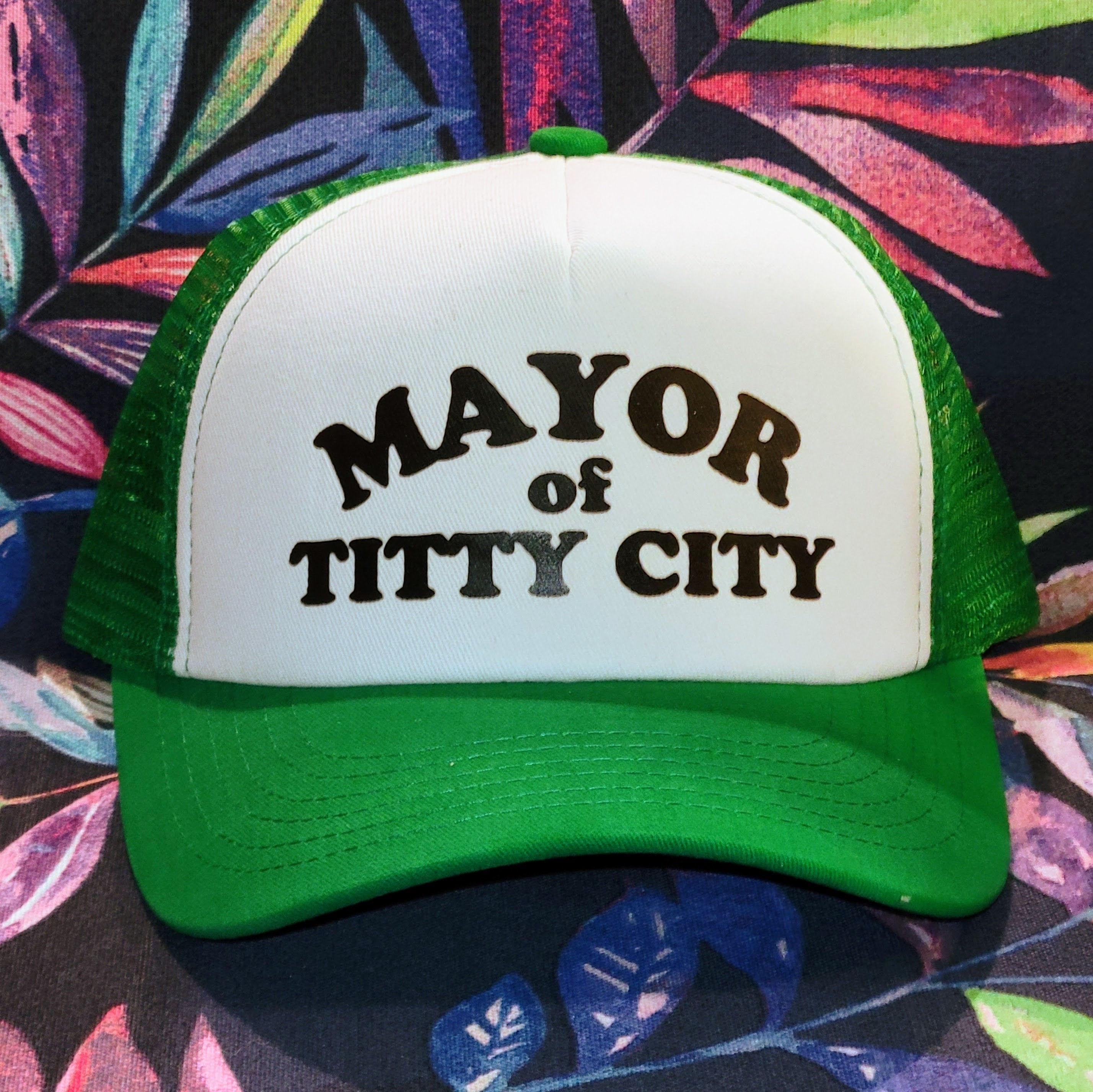 Mayor of Titty City Custom Trucker Hat