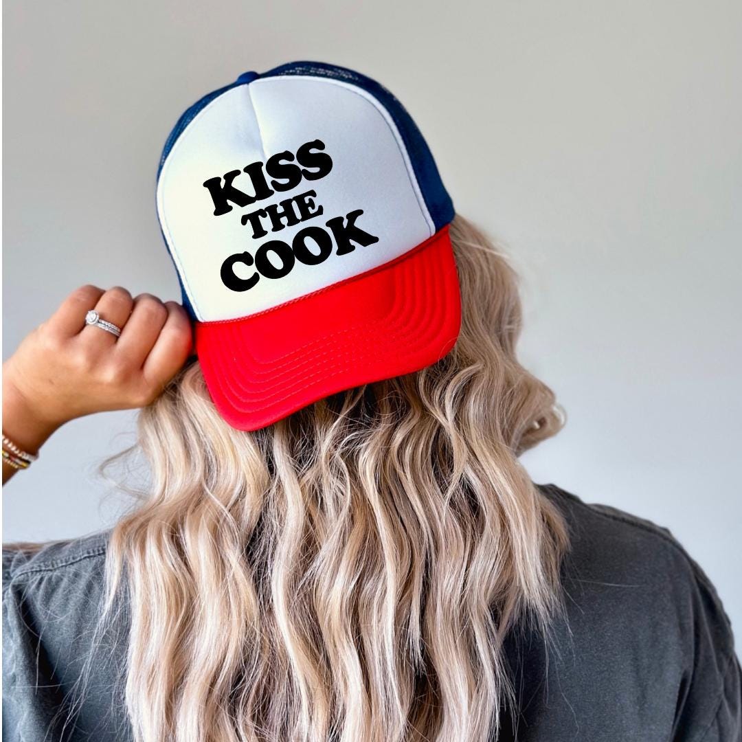Kiss The Cook Custom Trucker Hat