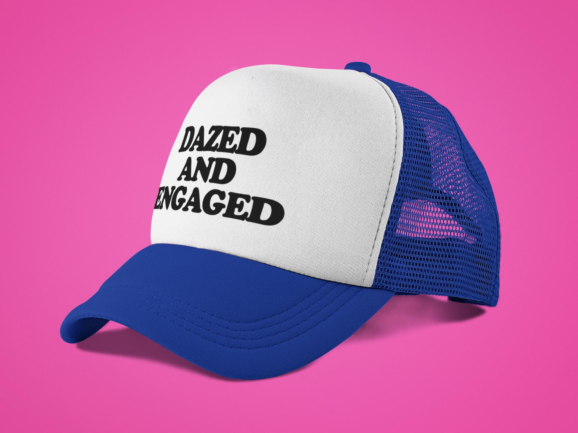 Dazed And Engaged Custom Trucker Hat