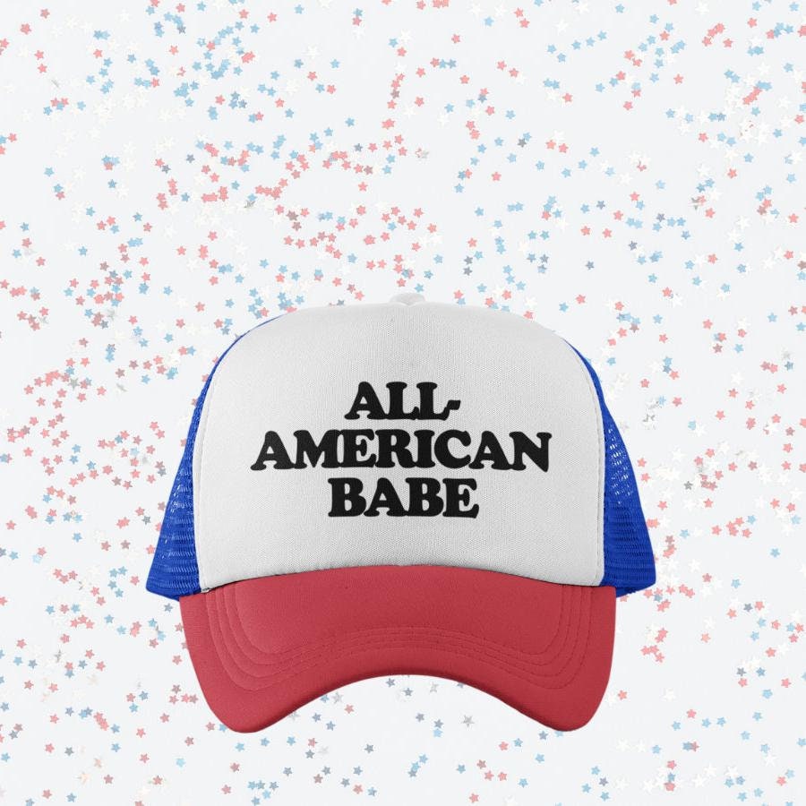 All American Babe Custom Trucker Hat