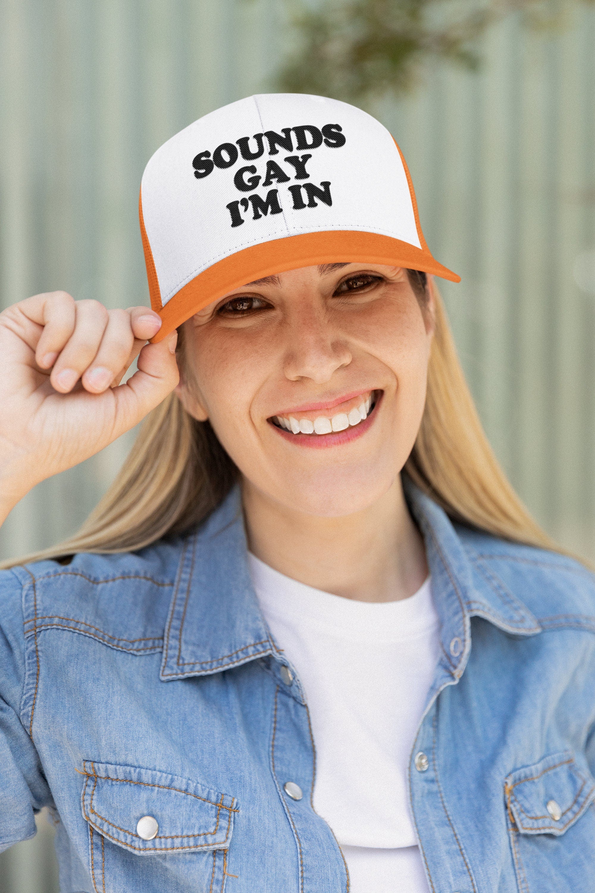 Sounds Gay I'm In Custom Trucker Hat