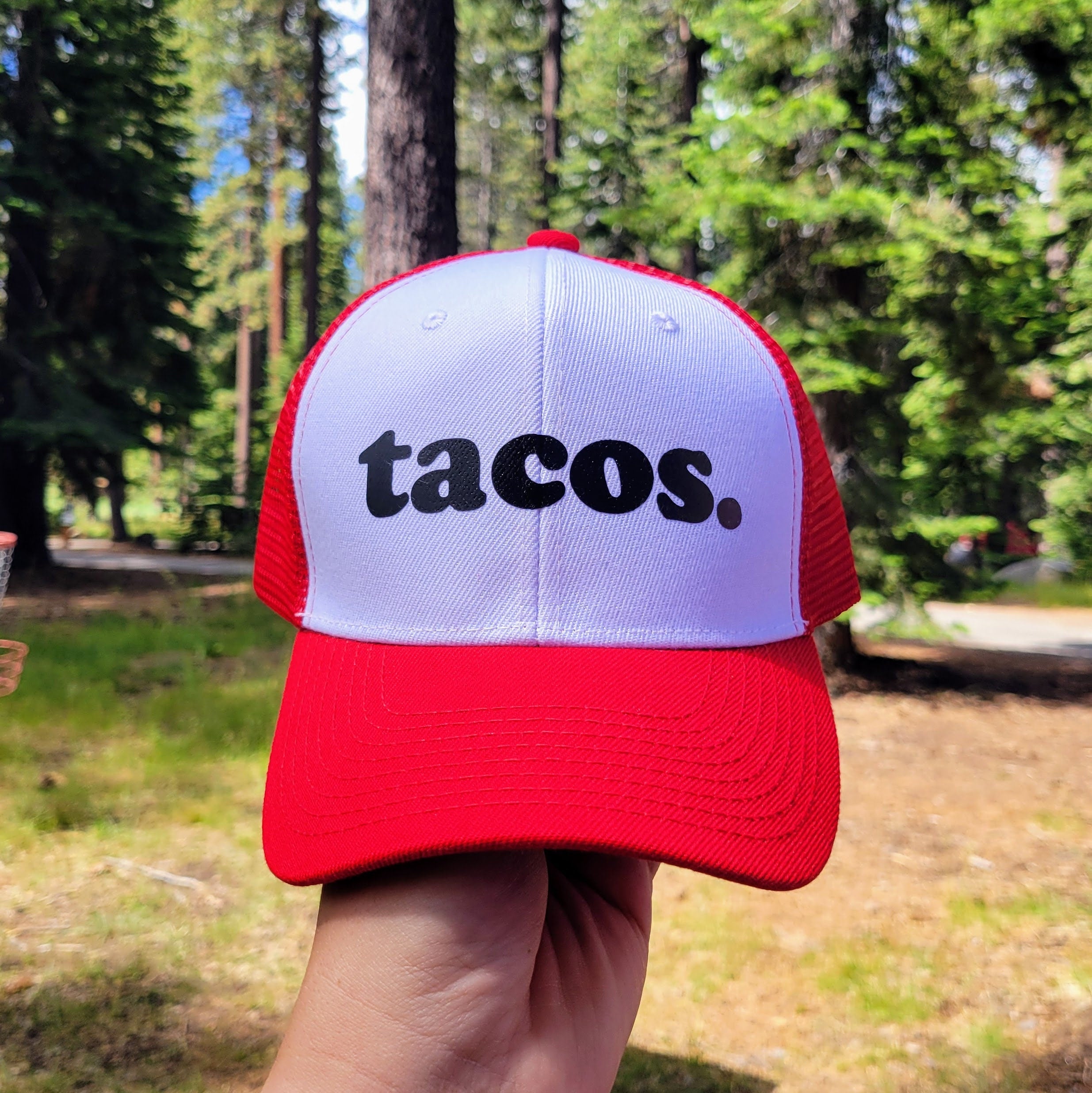Tacos. Custom Trucker Hat