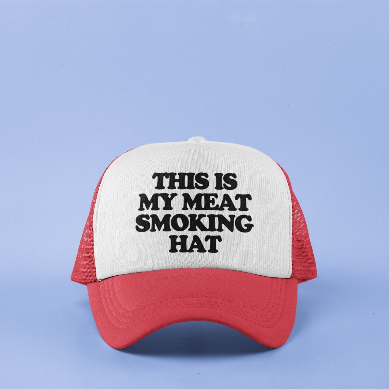 This is My Meat Smoking Hat Custom Trucker Hat