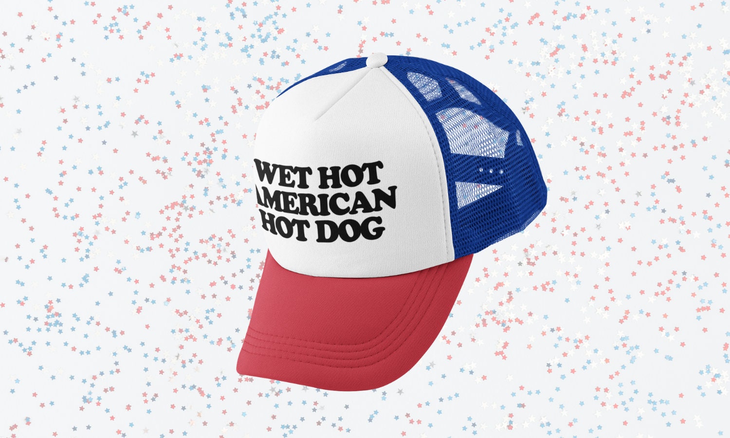 Wet Hot American Hot Dog Custom Trucker Hat