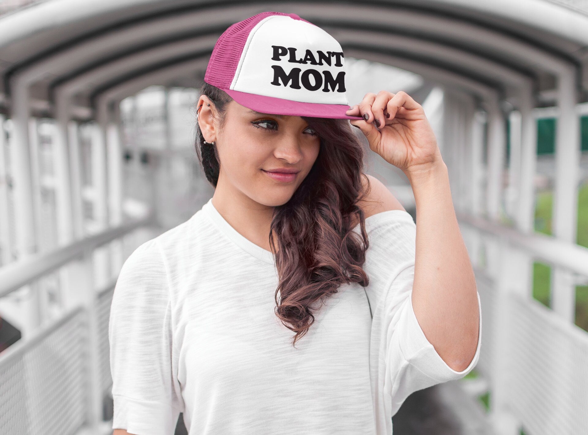Plant Mom Custom Trucker Hat